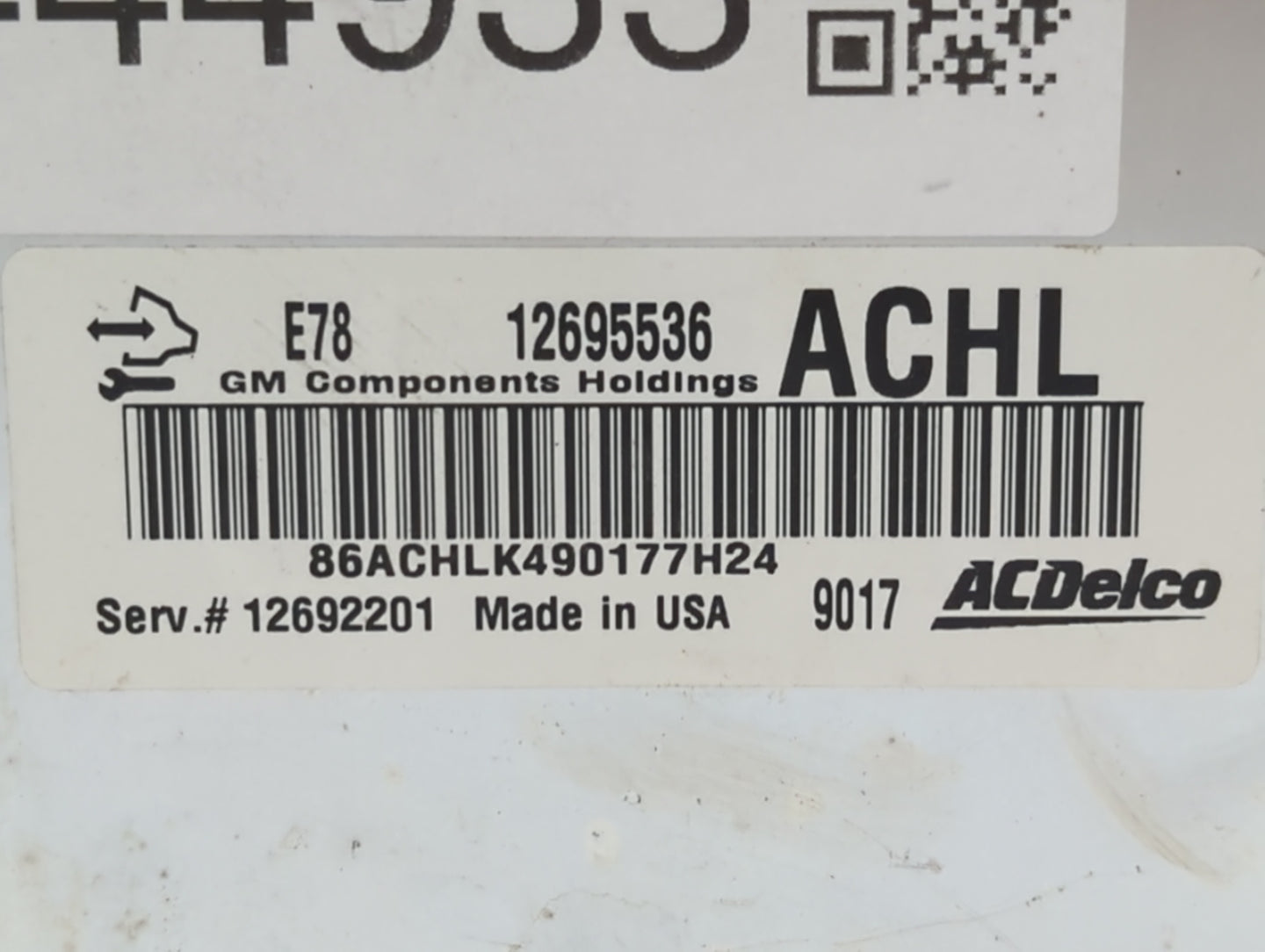 2017-2021 Buick Encore PCM Engine Control Computer ECU ECM PCU OEM P/N:12692201 12695536 Fits Fits 2017 2018 2019 2020 2021 