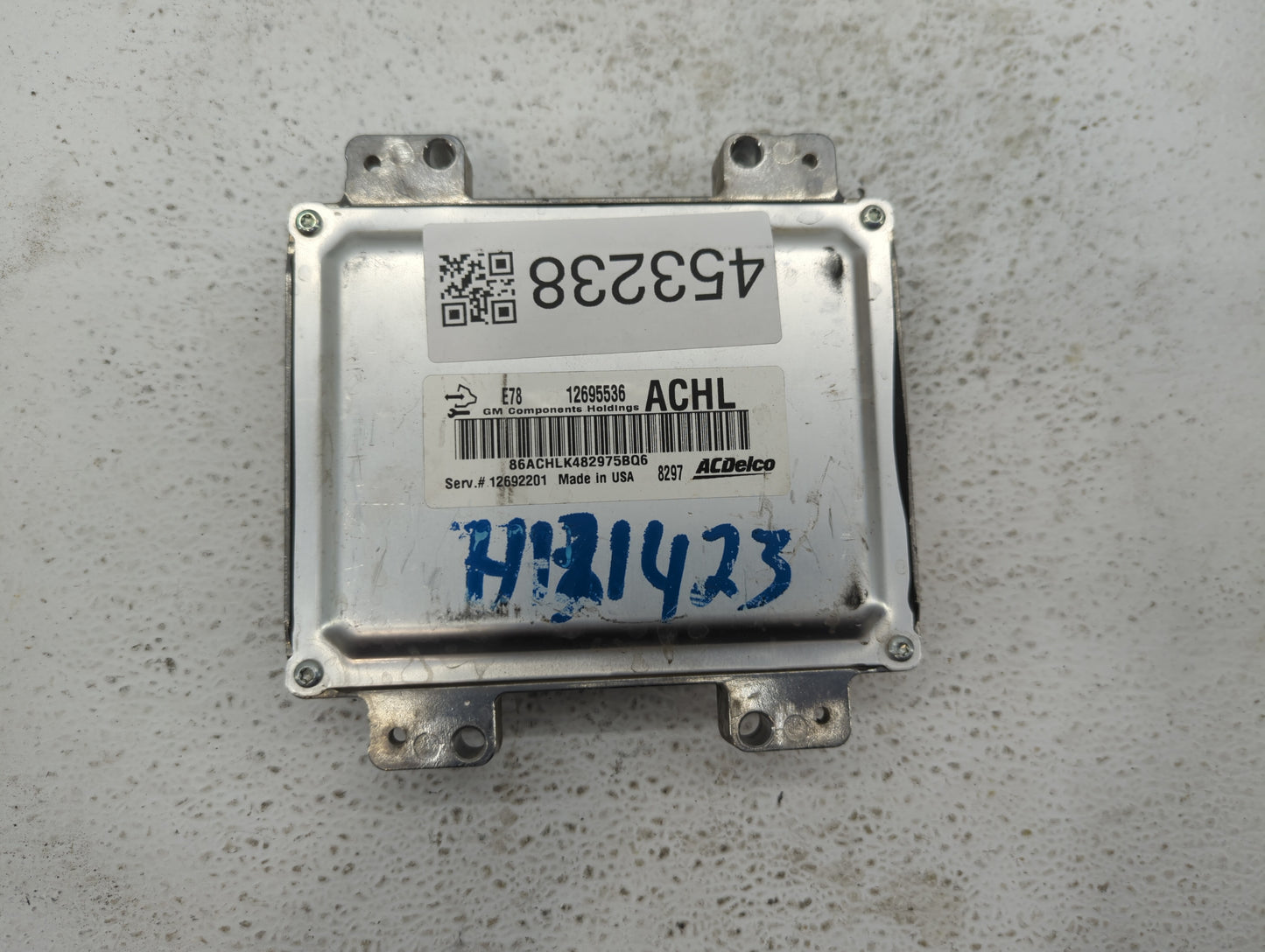 2017-2021 Buick Encore PCM Engine Control Computer ECU ECM PCU OEM P/N:12695536 12668986 Fits Fits 2017 2018 2019 2020 2021 