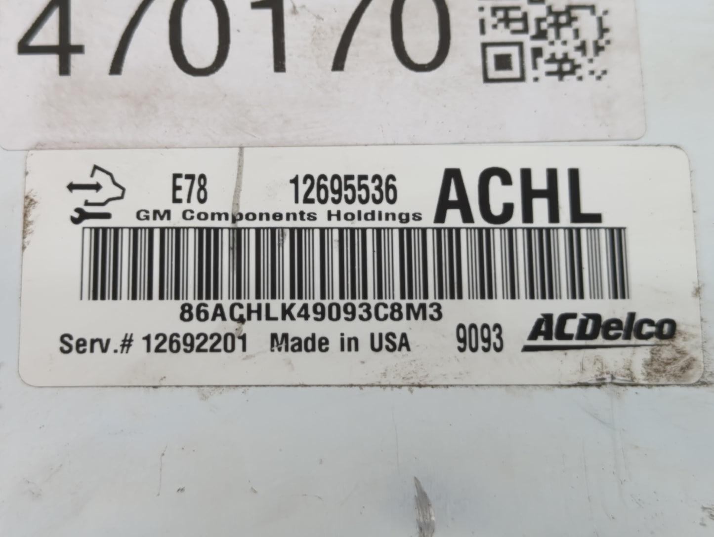 2017-2021 Buick Encore PCM Engine Control Computer ECU ECM PCU OEM P/N:12692201 12695536 Fits Fits 2017 2018 2019 2020 2021 