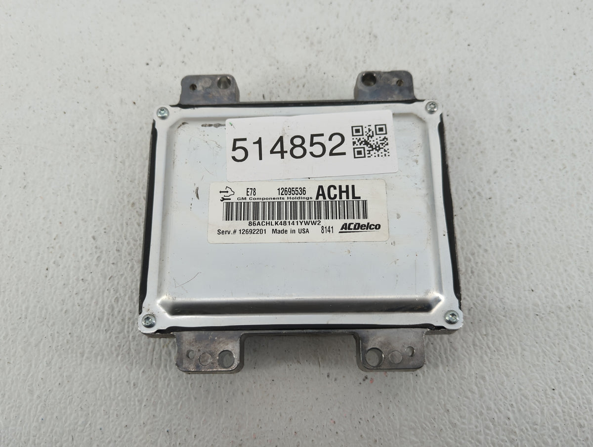 2017-2021 Buick Encore PCM Engine Control Computer ECU ECM PCU OEM P/N:12692201 12695536 Fits 2017 2018 2019 2020 2021 OEM U