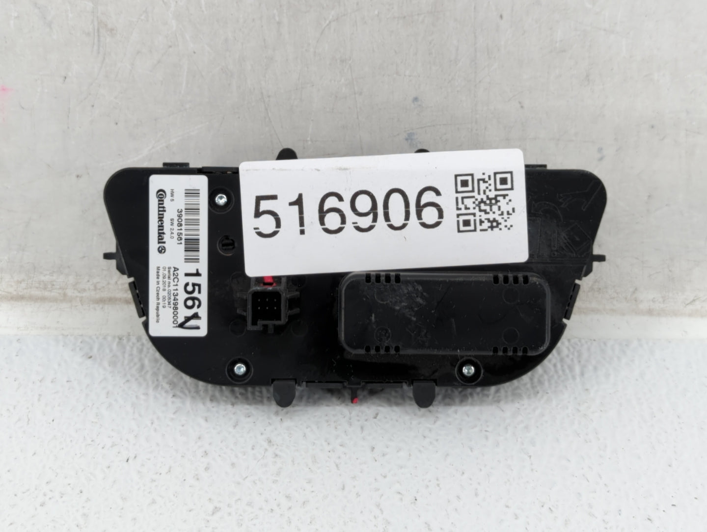 2017-2021 Buick Encore Climate Control Module Temperature AC/Heater Replacement P/N:39081561 Fits Fits 2017 2018 2019 2020 2