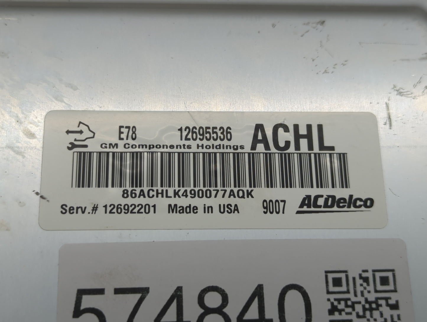 2017-2021 Buick Encore PCM Engine Control Computer ECU ECM PCU OEM P/N:12695536 Fits Fits 2017 2018 2019 2020 2021 OEM Used 