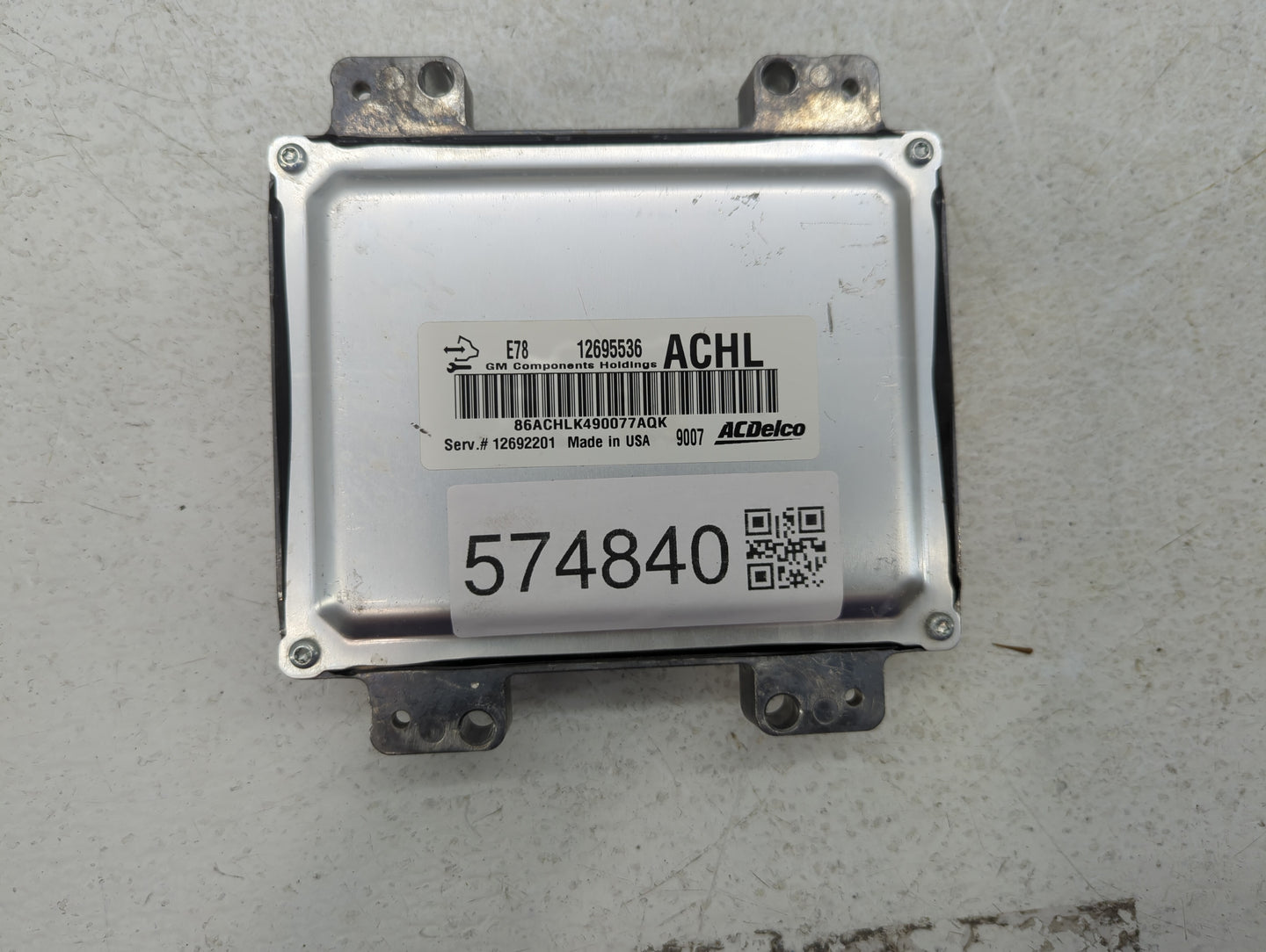 2017-2021 Buick Encore PCM Engine Control Computer ECU ECM PCU OEM P/N:12695536 Fits Fits 2017 2018 2019 2020 2021 OEM Used 