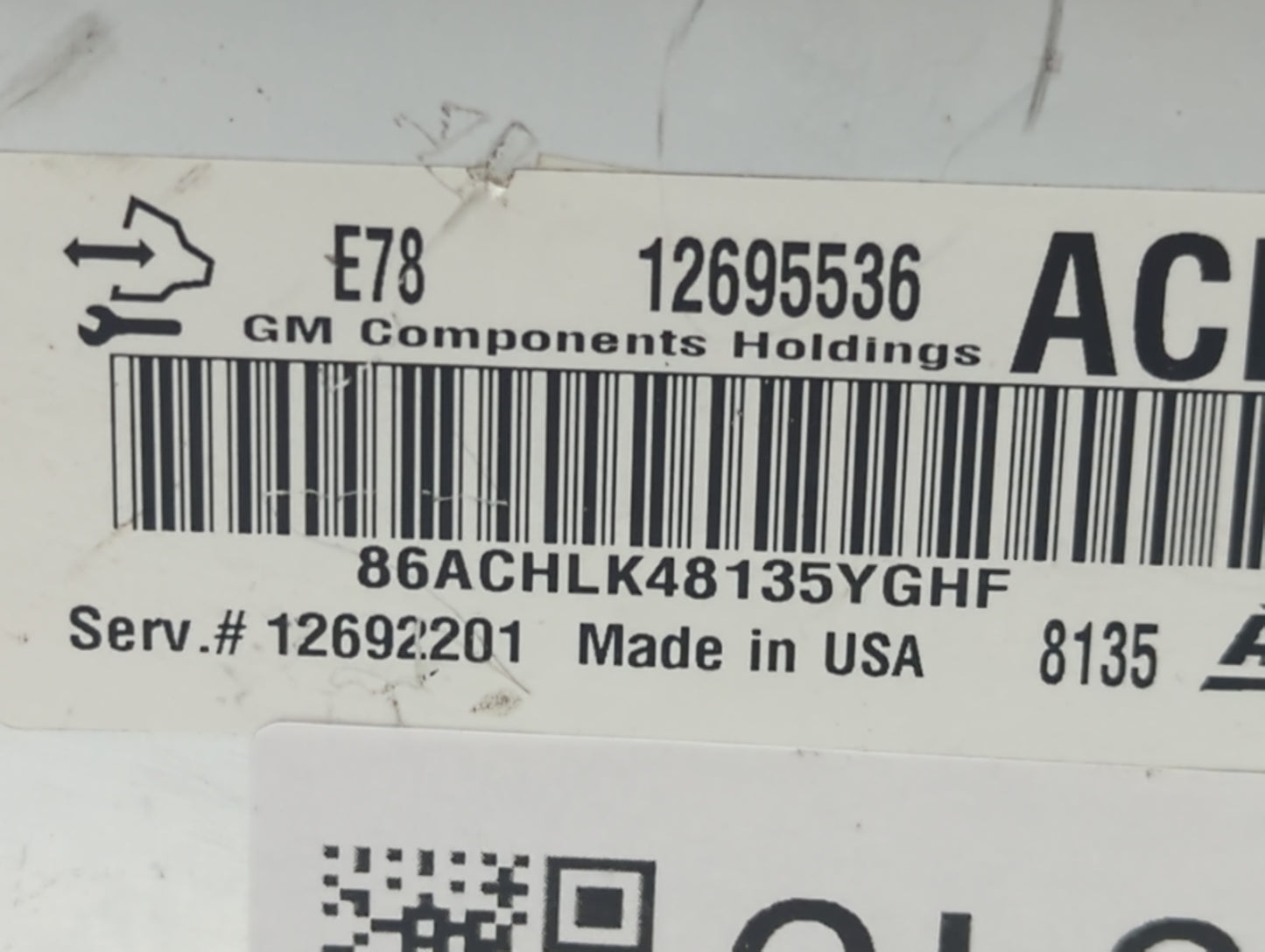 2017-2021 Buick Encore PCM Engine Control Computer ECU ECM PCU OEM P/N:12695536 Fits Fits 2017 2018 2019 2020 2021 OEM Used 