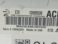 2017-2021 Buick Encore PCM Engine Control Computer ECU ECM PCU OEM P/N:12695536 Fits 2017 2018 2019 2020 2021 OEM Used Auto 