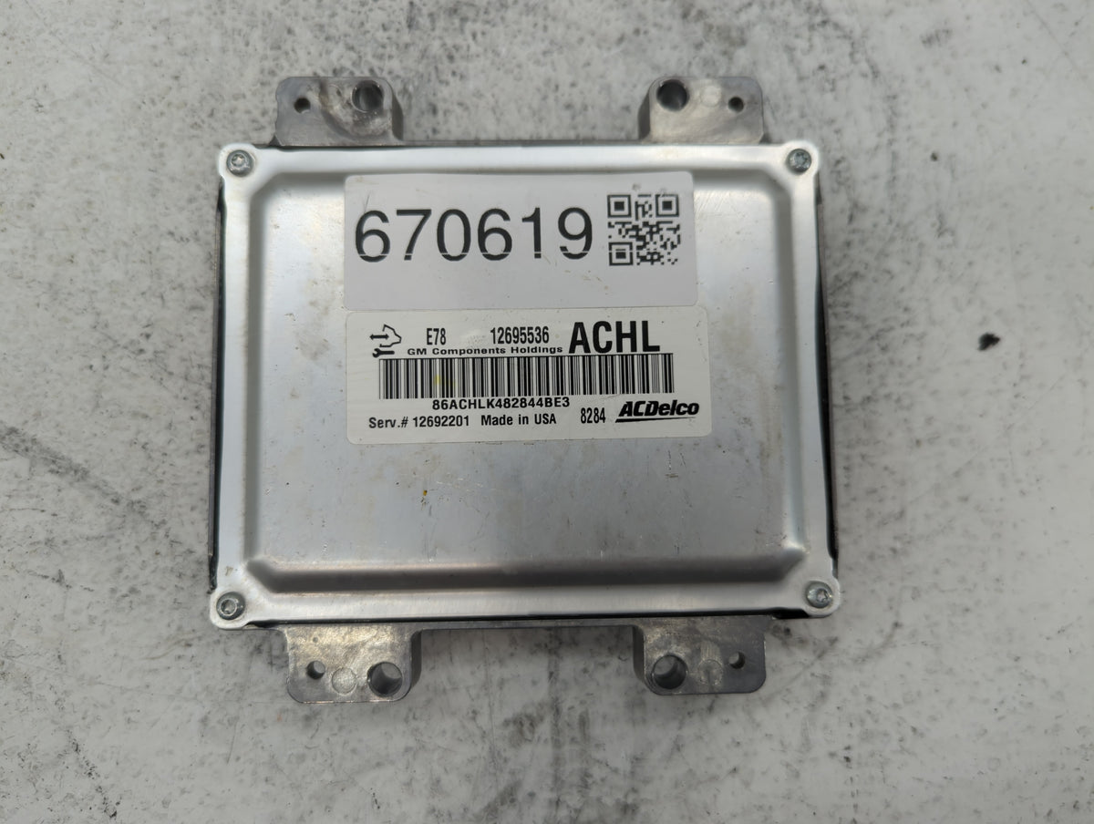 2017-2021 Buick Encore PCM Engine Control Computer ECU ECM PCU OEM P/N:12692201 12695536 Fits 2017 2018 2019 2020 2021 OEM U