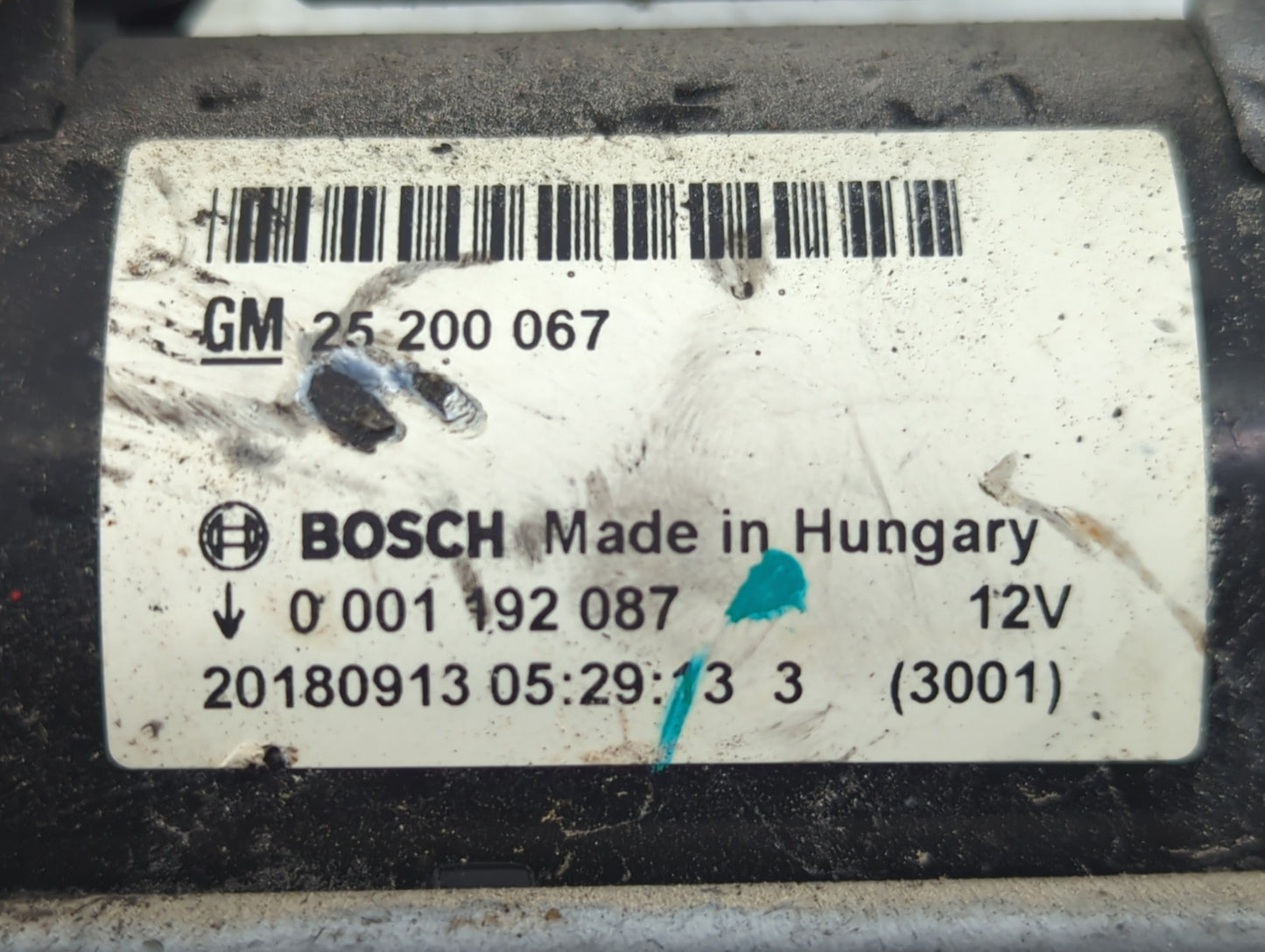 2014-2021 Buick Encore Car Starter Motor Solenoid OEM P/N:20181004 25 200 067 Fits Fits 2014 2015 2016 2017 2018 2019 2020 2