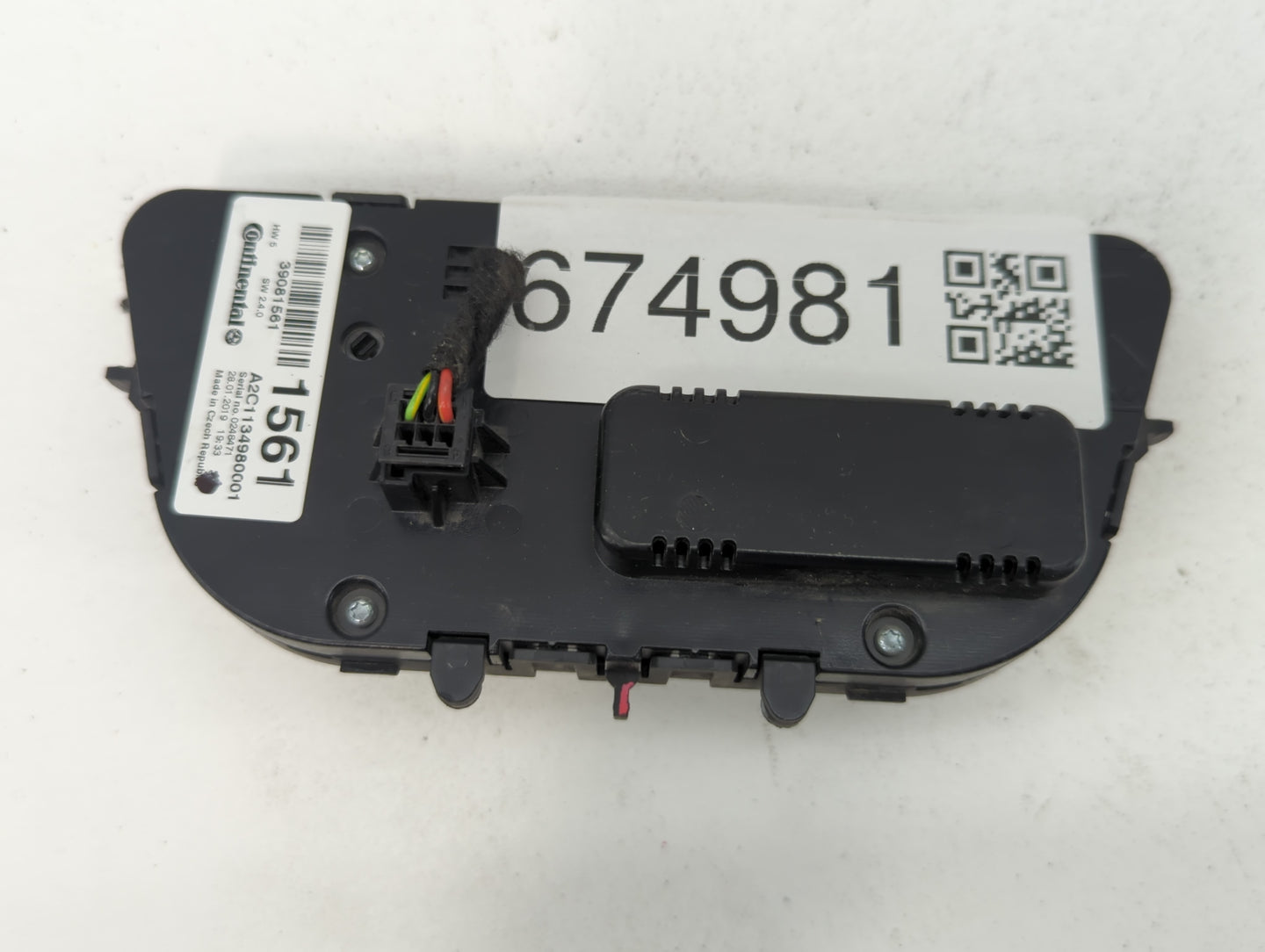 2017-2021 Buick Encore Climate Control Module Temperature AC/Heater Replacement P/N:A2C1134980001 39081561 Fits OEM Used Aut