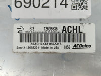 2017-2021 Buick Encore PCM Engine Control Computer ECU ECM PCU OEM P/N:E78 12695536 Fits Fits 2017 2018 2019 2020 2021 OEM U