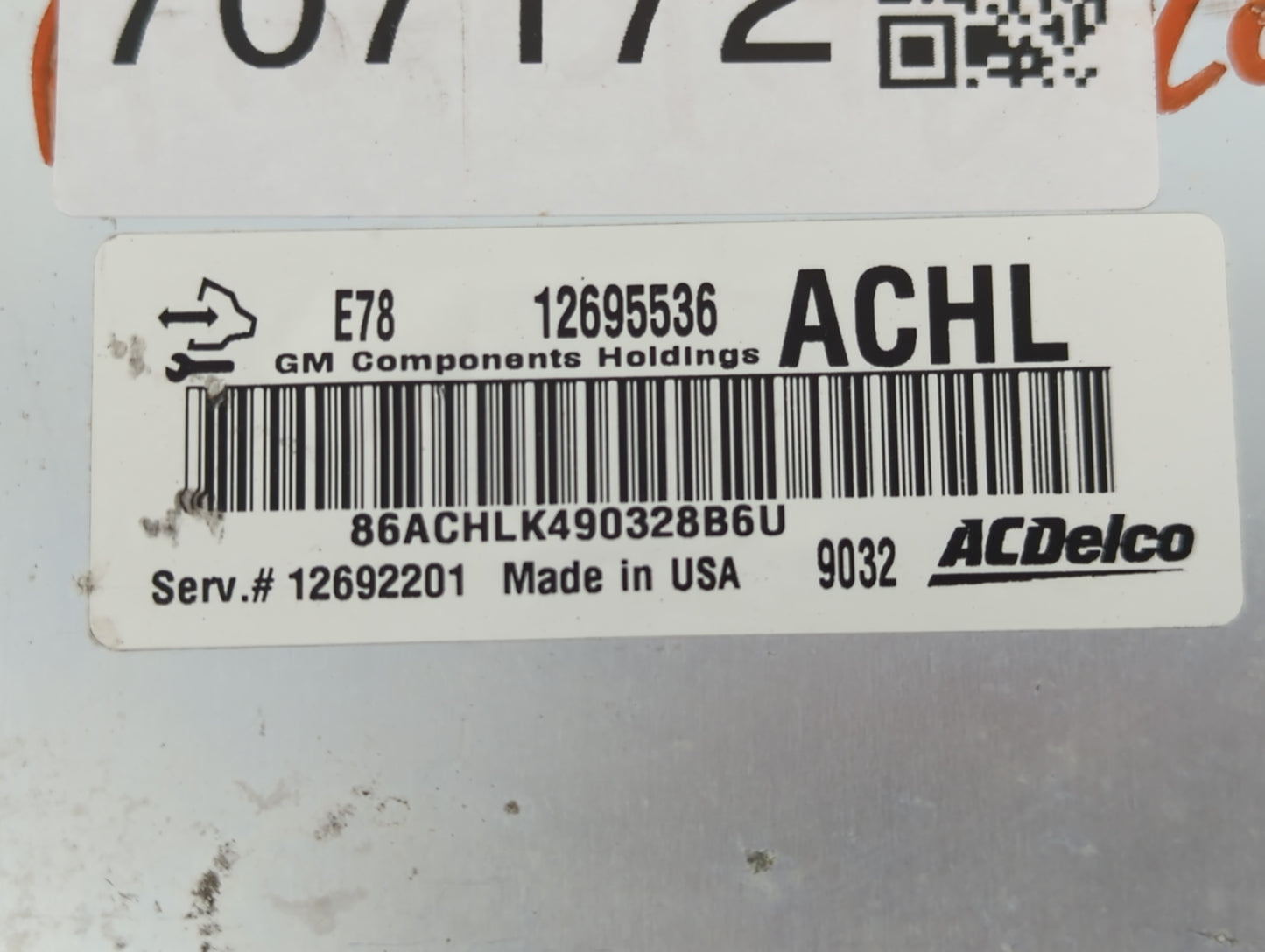 2017-2021 Buick Encore PCM Engine Control Computer ECU ECM PCU OEM P/N:12695536 12692201 Fits Fits 2017 2018 2019 2020 2021 