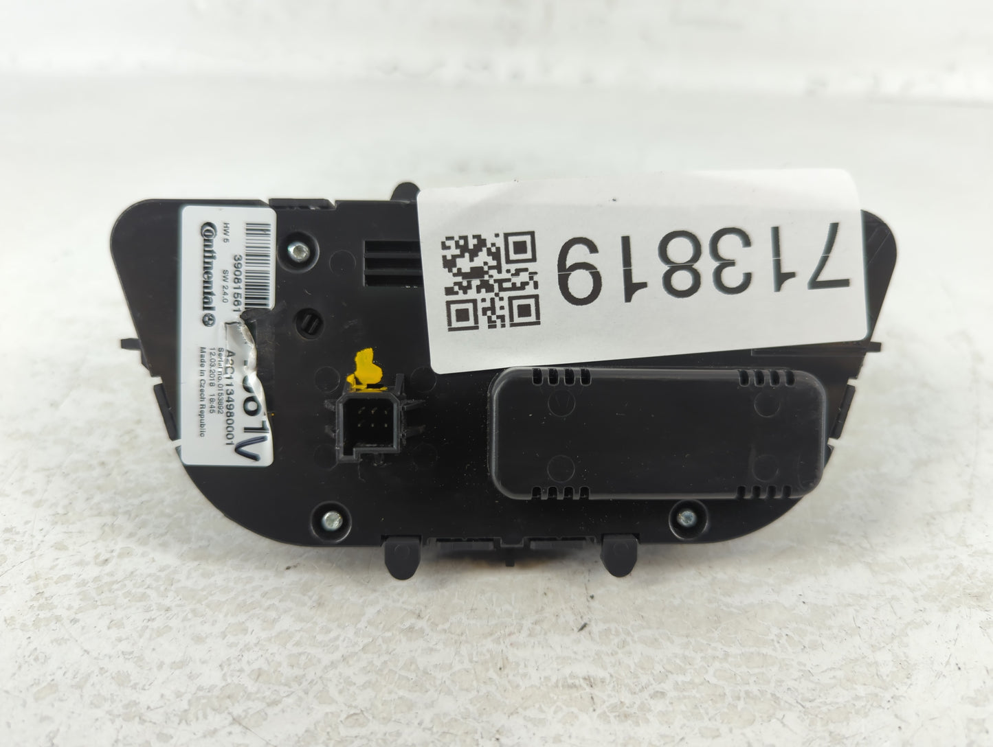 2017-2021 Buick Encore Climate Control Module Temperature AC/Heater Replacement P/N:A2C1134980001 39081561 Fits OEM Used Aut