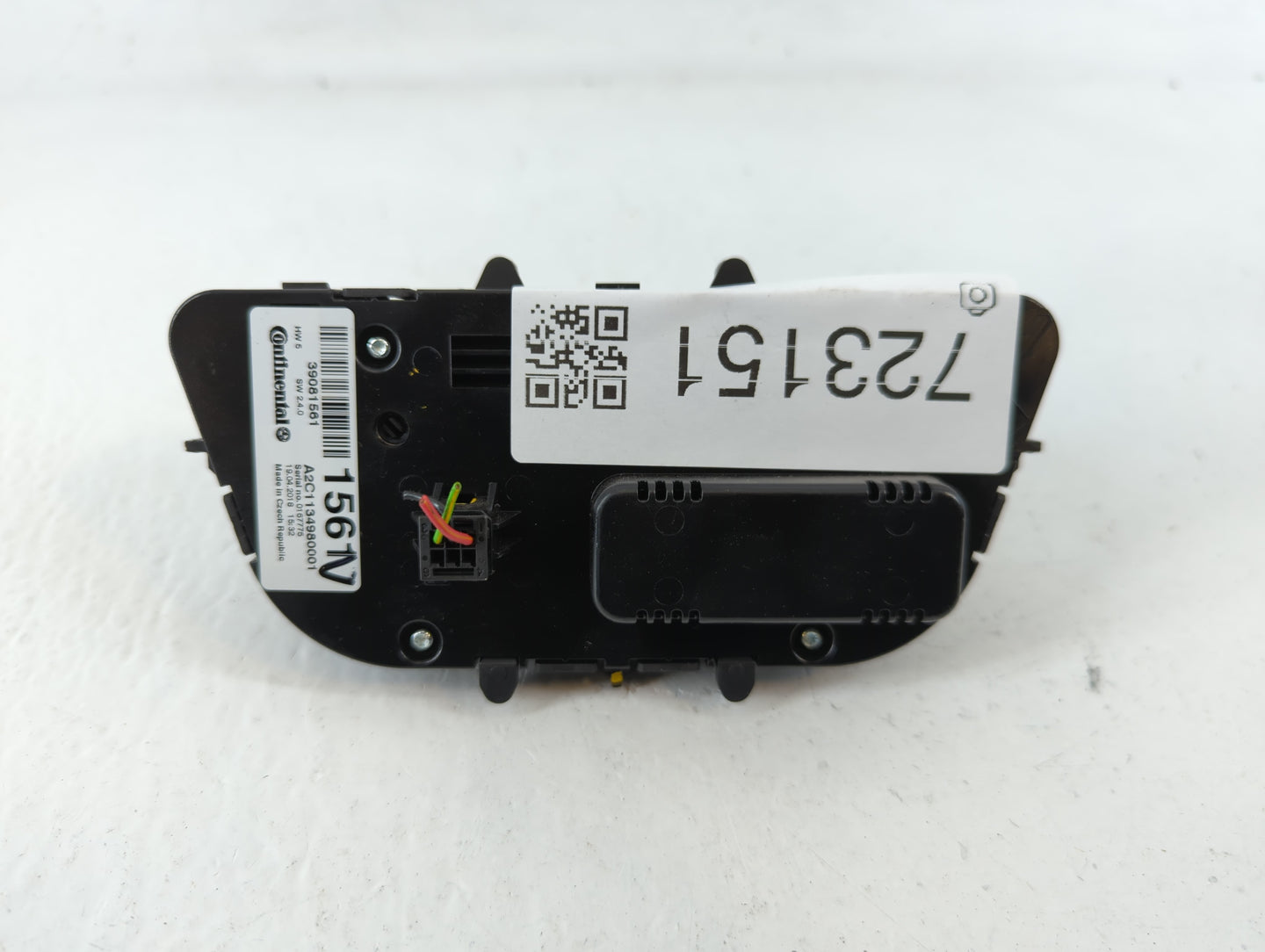 2017-2021 Buick Encore Climate Control Module Temperature AC/Heater Replacement P/N:A2C1134980001 39081561 Fits OEM Used Aut