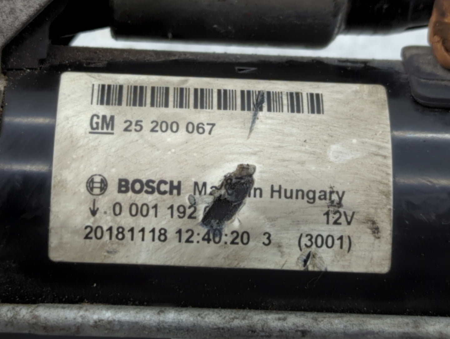2014-2021 Buick Encore Car Starter Motor Solenoid OEM P/N:25 200 067 Fits Fits 2014 2015 2016 2017 2018 2019 2020 2021 OEM U