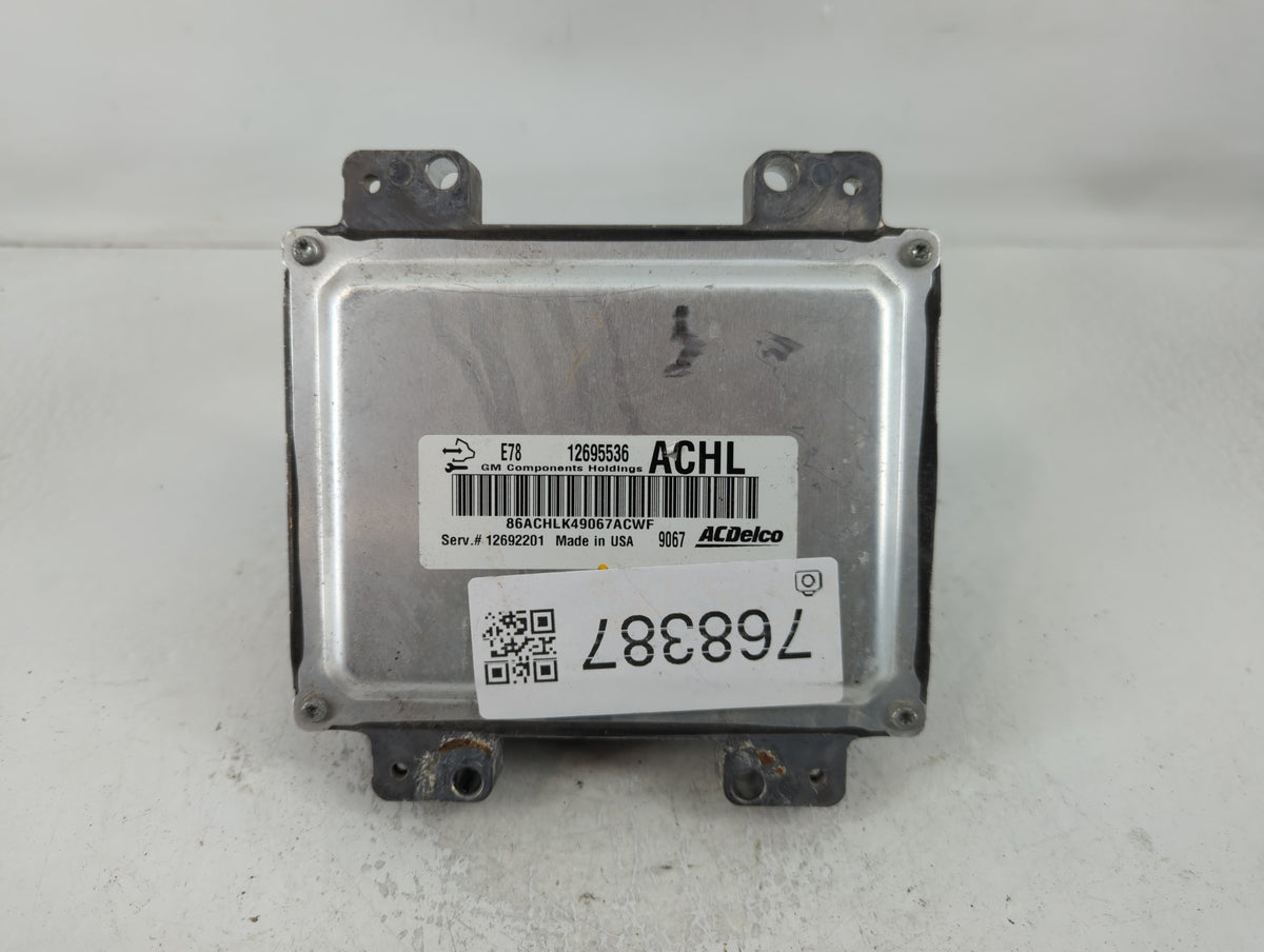 2017-2021 Buick Encore PCM Engine Control Computer ECU ECM PCU OEM P/N:12692201 12695536 Fits 2017 2018 2019 2020 2021 OEM U