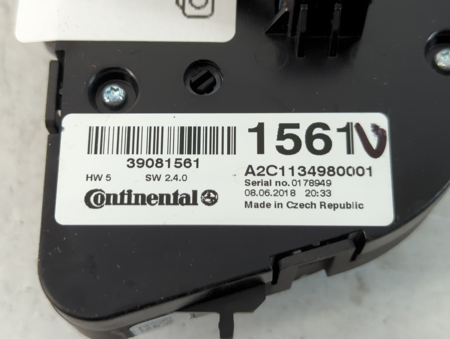 2017-2020 Buick Encore Climate Control Module Temperature AC/Heater Replacement P/N:A2C1134980001 39081561 Fits OEM Used Aut