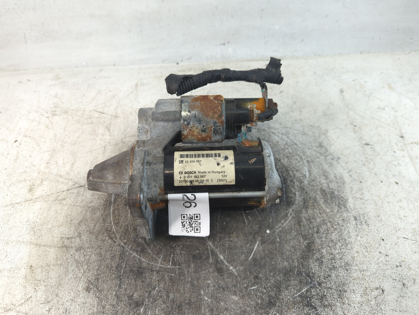 2014-2021 Buick Encore Car Starter Motor Solenoid OEM P/N:0 001 192 087 25 200 067 Fits OEM Used Auto Parts - Oemusedautopar