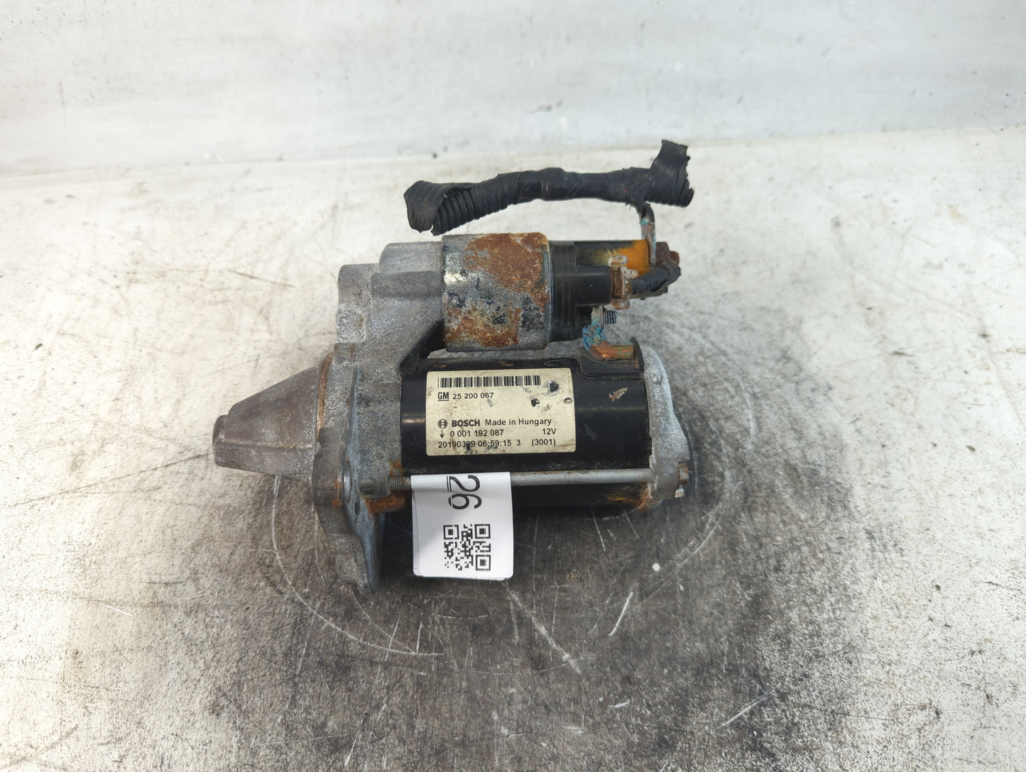 2014-2021 Buick Encore Car Starter Motor Solenoid OEM P/N:0 001 192 087 25 200 067 Fits OEM Used Auto Parts - Oemusedautopar
