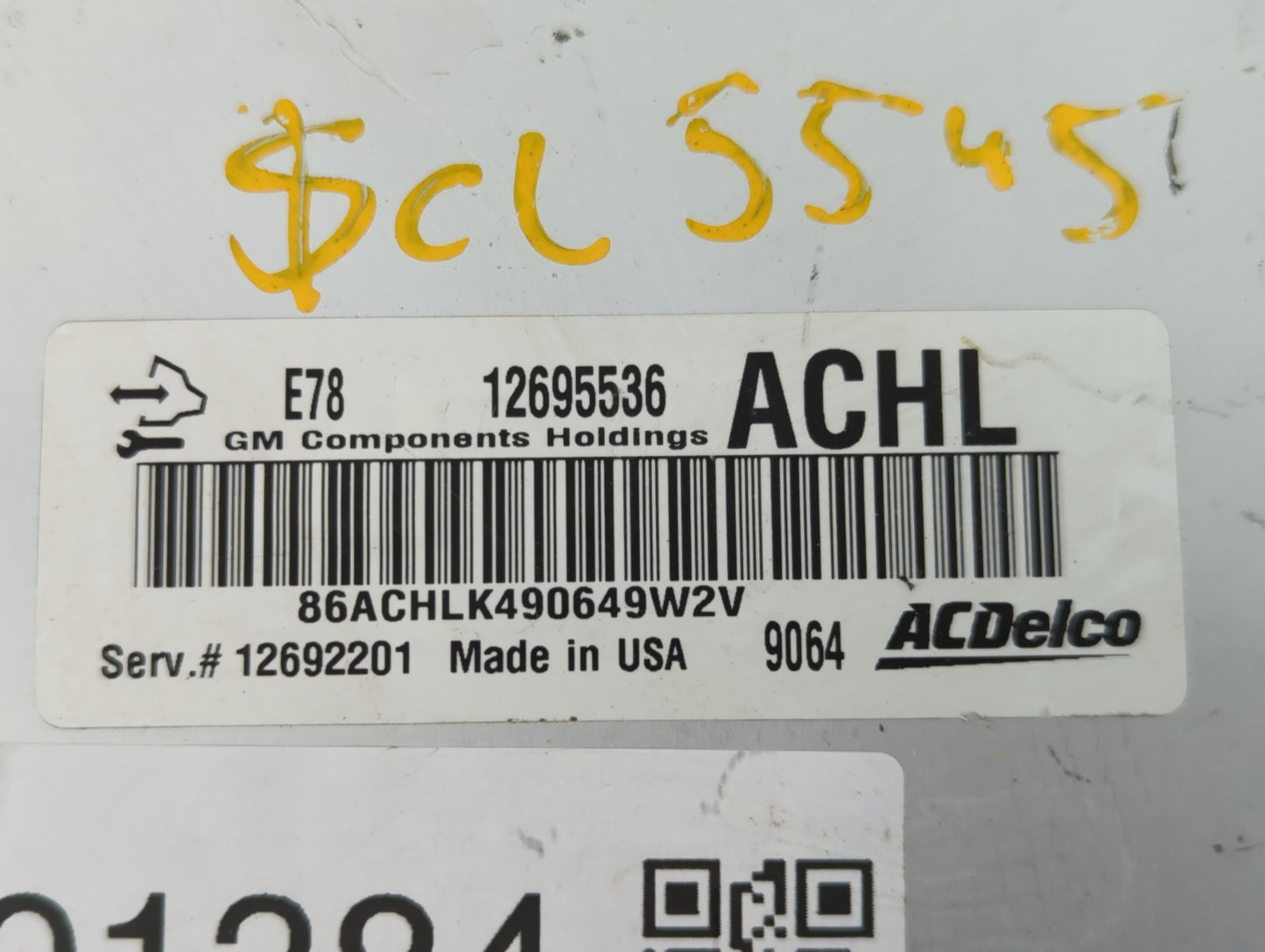 2017-2021 Buick Encore PCM Engine Control Computer ECU ECM PCU OEM P/N:12695536 Fits Fits 2017 2018 2019 2020 2021 OEM Used 