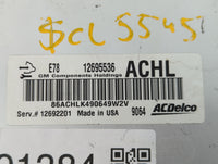 2017-2021 Buick Encore PCM Engine Control Computer ECU ECM PCU OEM P/N:12695536 Fits 2017 2018 2019 2020 2021 OEM Used Auto 