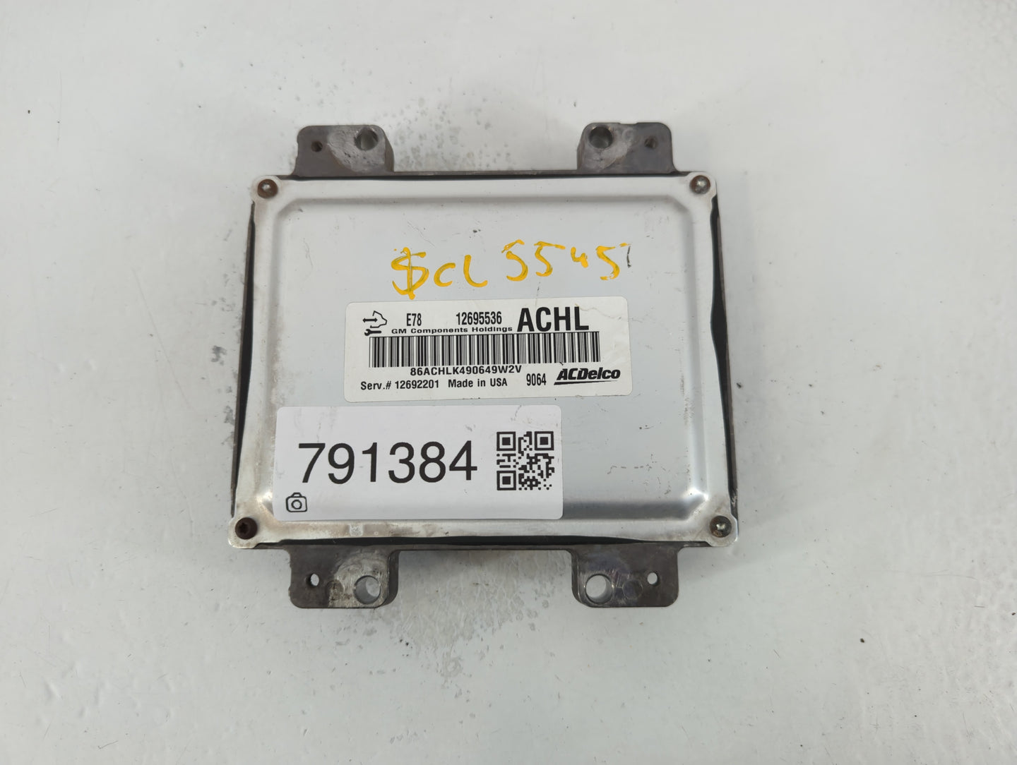 2017-2021 Buick Encore PCM Engine Control Computer ECU ECM PCU OEM P/N:12695536 Fits Fits 2017 2018 2019 2020 2021 OEM Used 