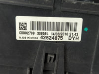 2018-2020 Buick Encore Fusebox Fuse Box Panel Relay Module P/N:C0002799 42624875 Fits Fits 2018 2019 2020 OEM Used Auto Part