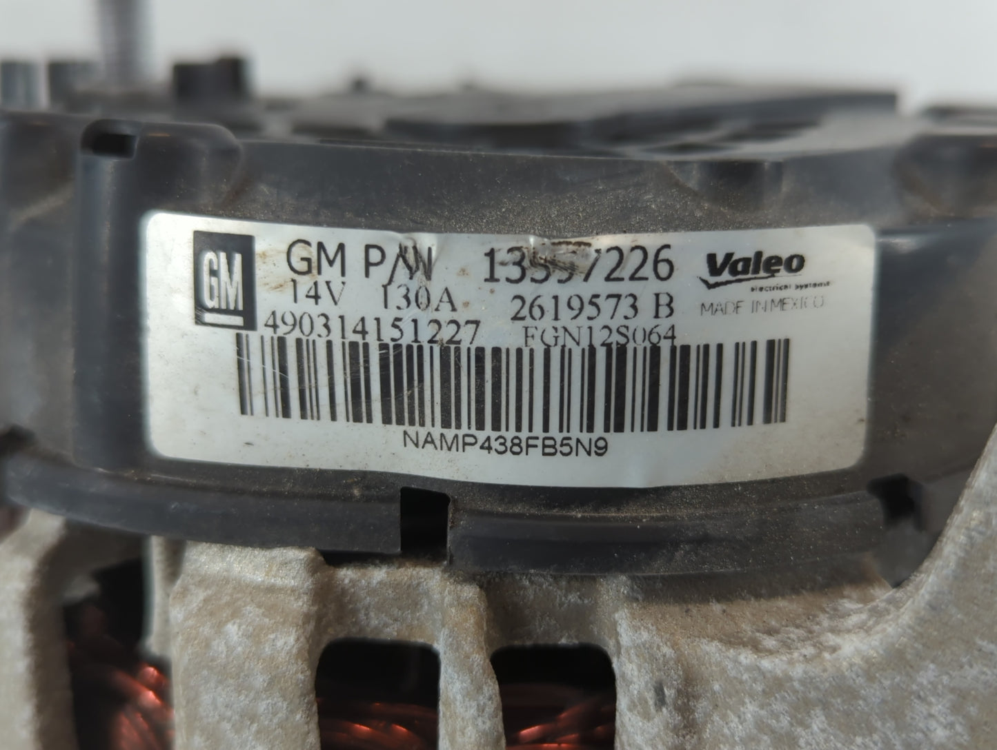 2013-2021 Buick Encore Alternator Replacement Generator Charging Assembly Engine OEM P/N:13597226 Fits OEM Used Auto Parts -