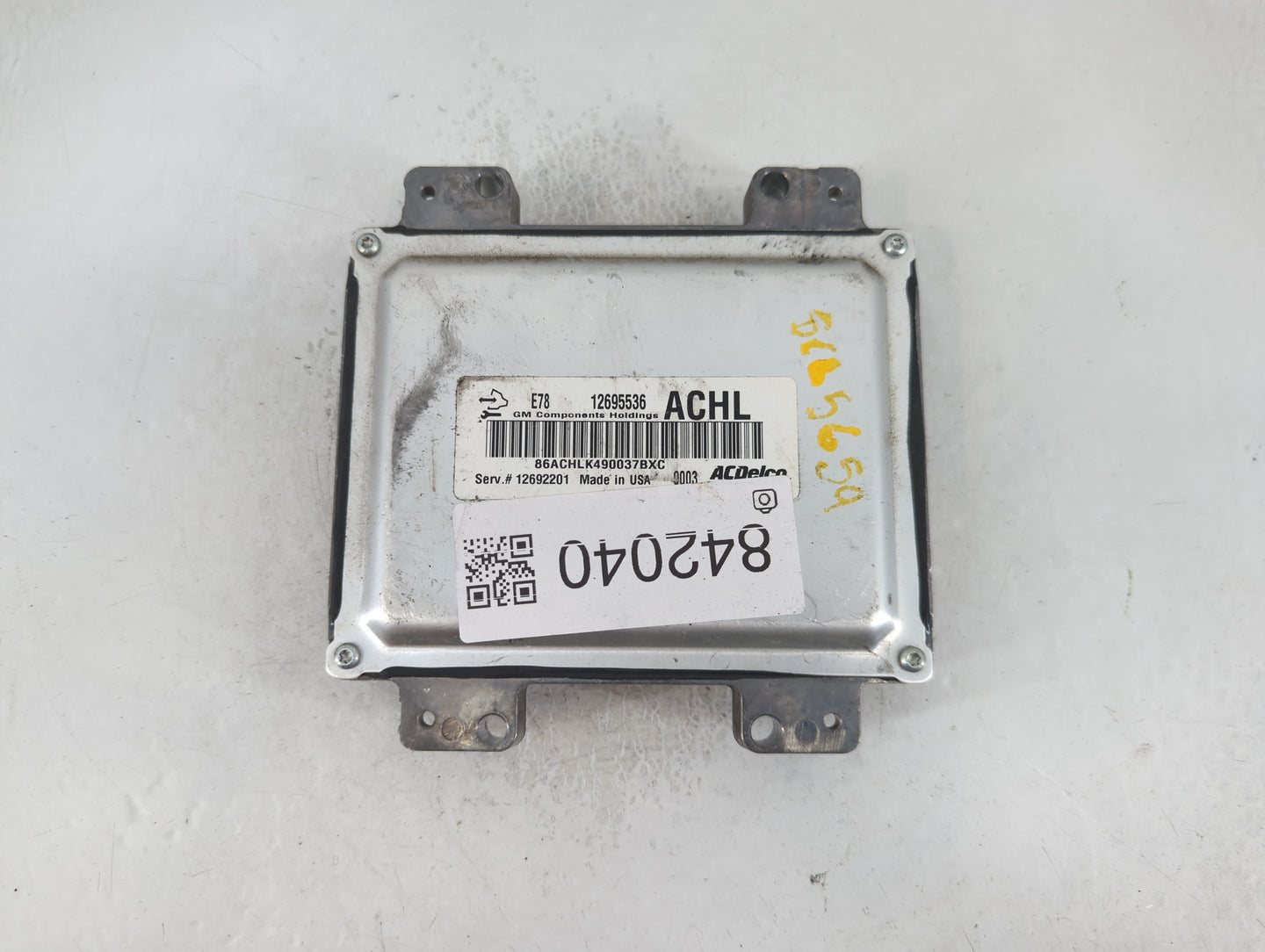 2017-2021 Buick Encore PCM Engine Control Computer ECU ECM PCU OEM P/N:12695536 Fits Fits 2017 2018 2019 2020 2021 OEM Used 