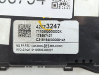 2019-2021 Buick Encore Instrument Cluster Speedometer Gauges P/N:42673247 Fits Fits 2019 2020 2021 OEM Used Auto Parts - Oem