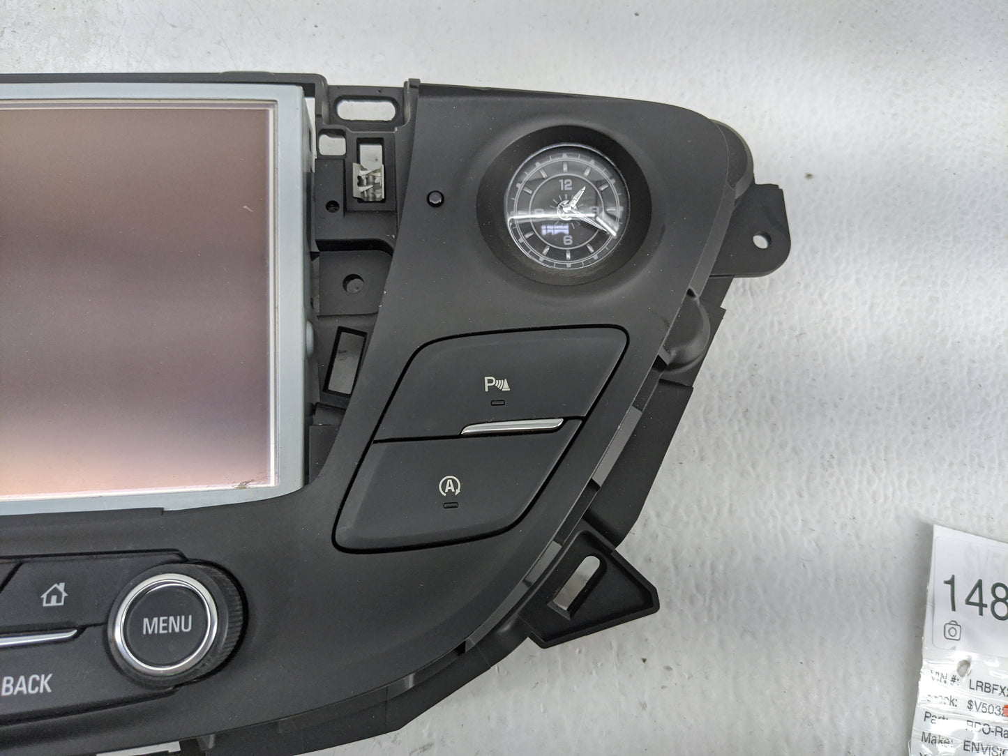 2019-2020 Buick Envision Radio Control Panel 1483013 - Oemusedautoparts1.com