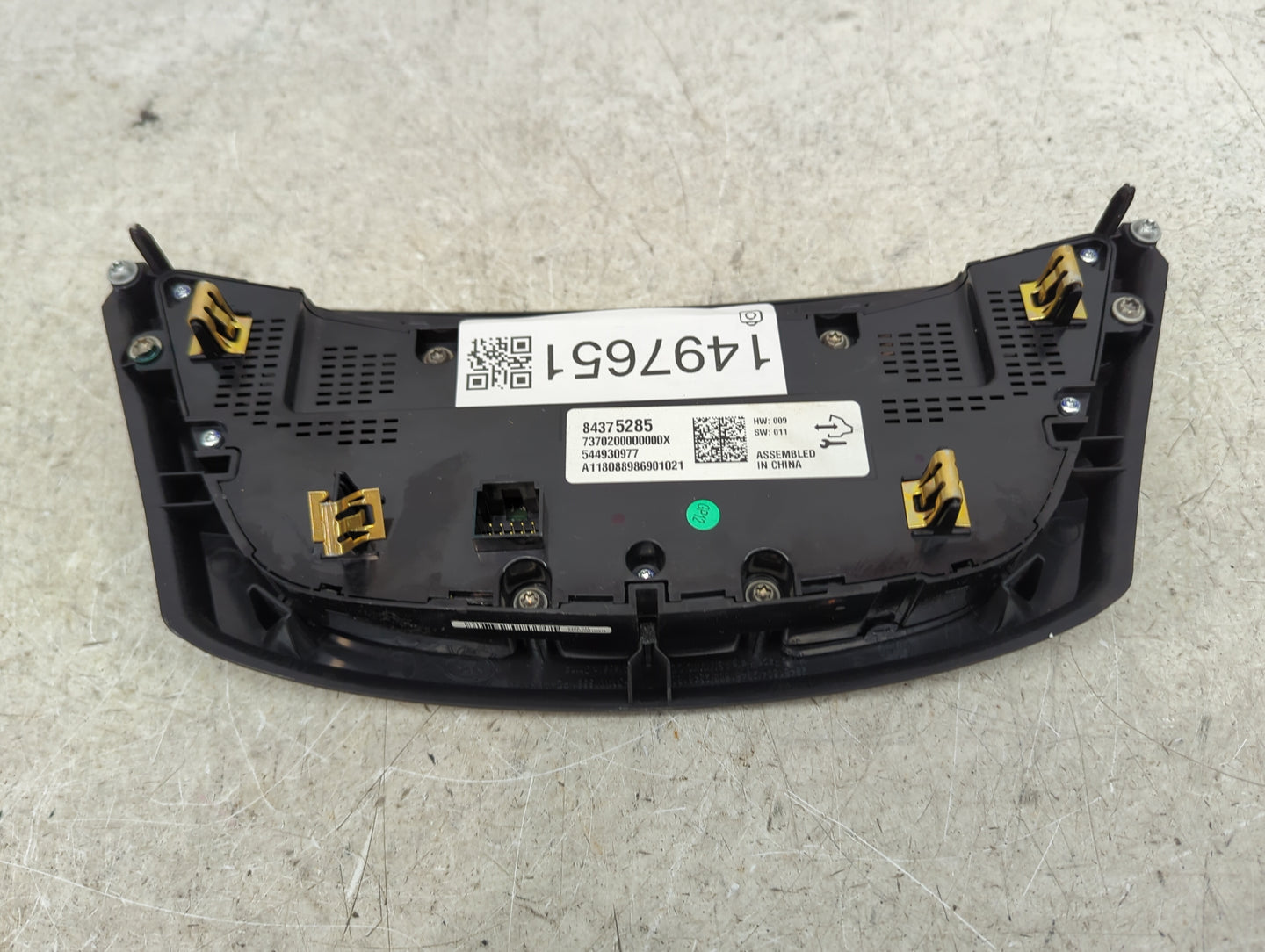 2016-2020 Buick Envision Climate Control Module Temperature AC/Heater Replacement P/N:84375285 7370200000000X Fits OEM Used 