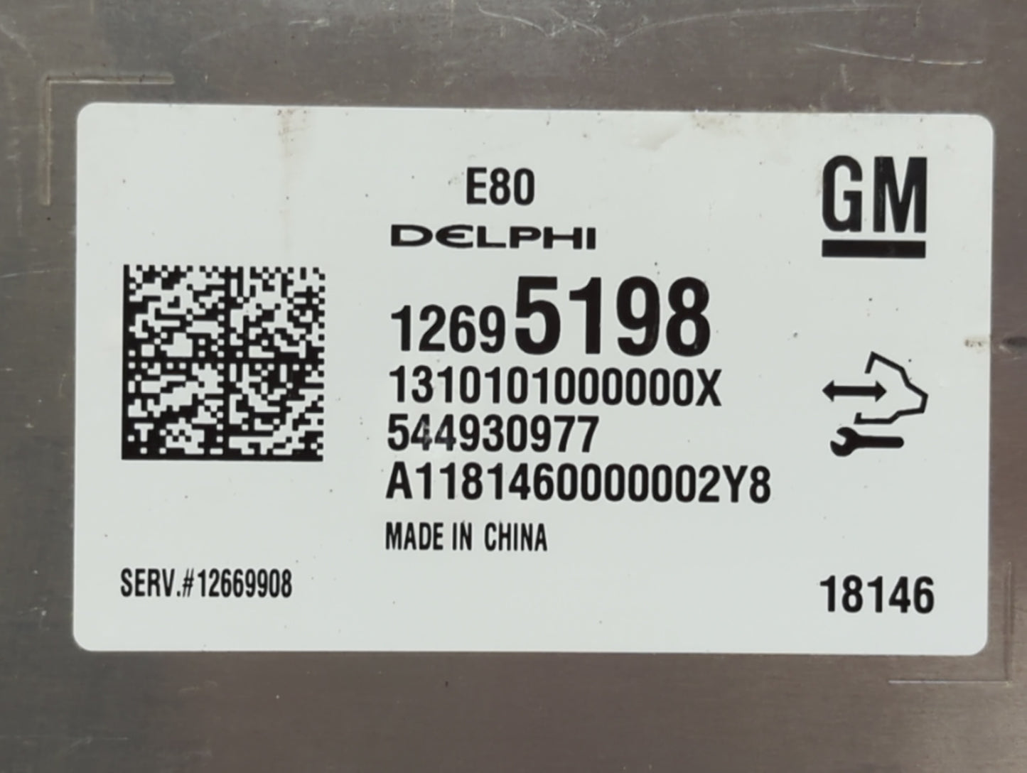 2017-2019 Buick Envision PCM Engine Control Computer ECU ECM PCU OEM P/N:12695198 Fits Fits 2017 2018 2019 2020 OEM Used Aut