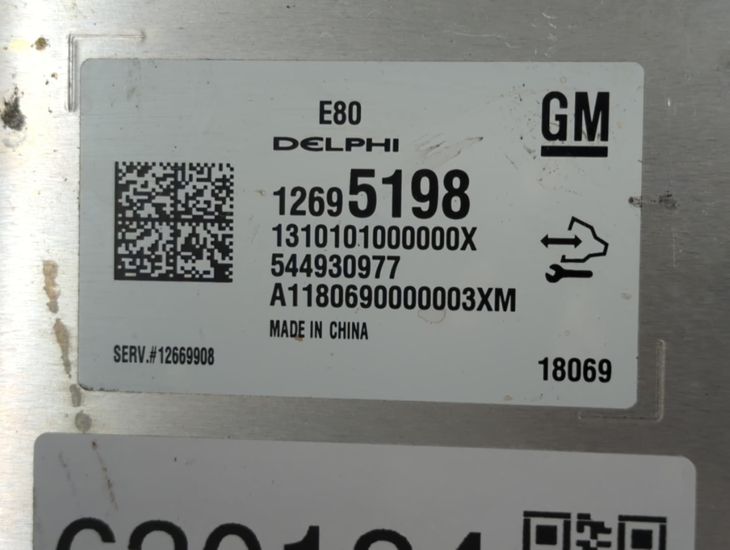 2017-2019 Buick Envision PCM Engine Control Computer ECU ECM PCU OEM P/N:12695198 Fits Fits 2017 2018 2019 2020 OEM Used Aut