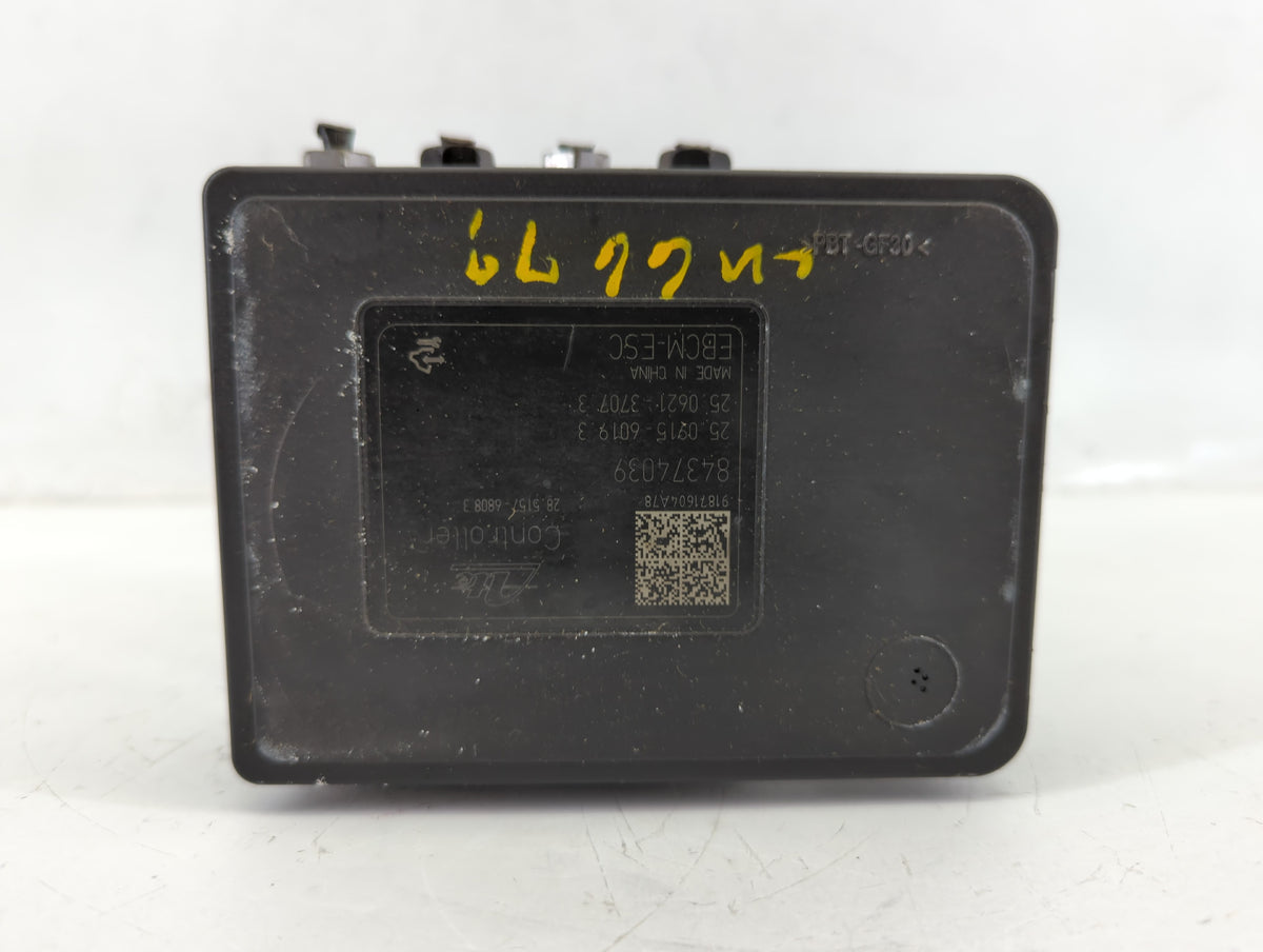 2018-2019 Buick Envision Anti-Lock Brake ABS Pump Module Actuator OEM P/N:84375582 23368395 Fits Fits 2018 2019 OEM Used Aut
