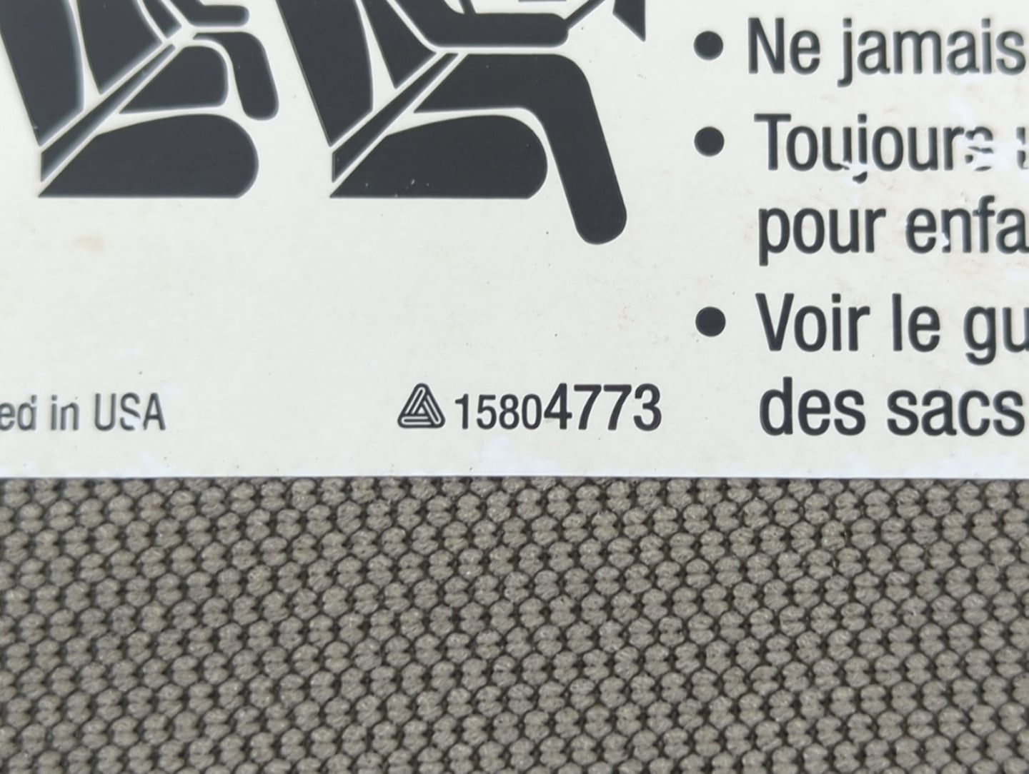 2018-2019 Buick Lacrosse Sun Visor Shade Replacement Passenger Right Mirror Fits Fits 2018 2019 OEM Used Auto Parts - Oemuse