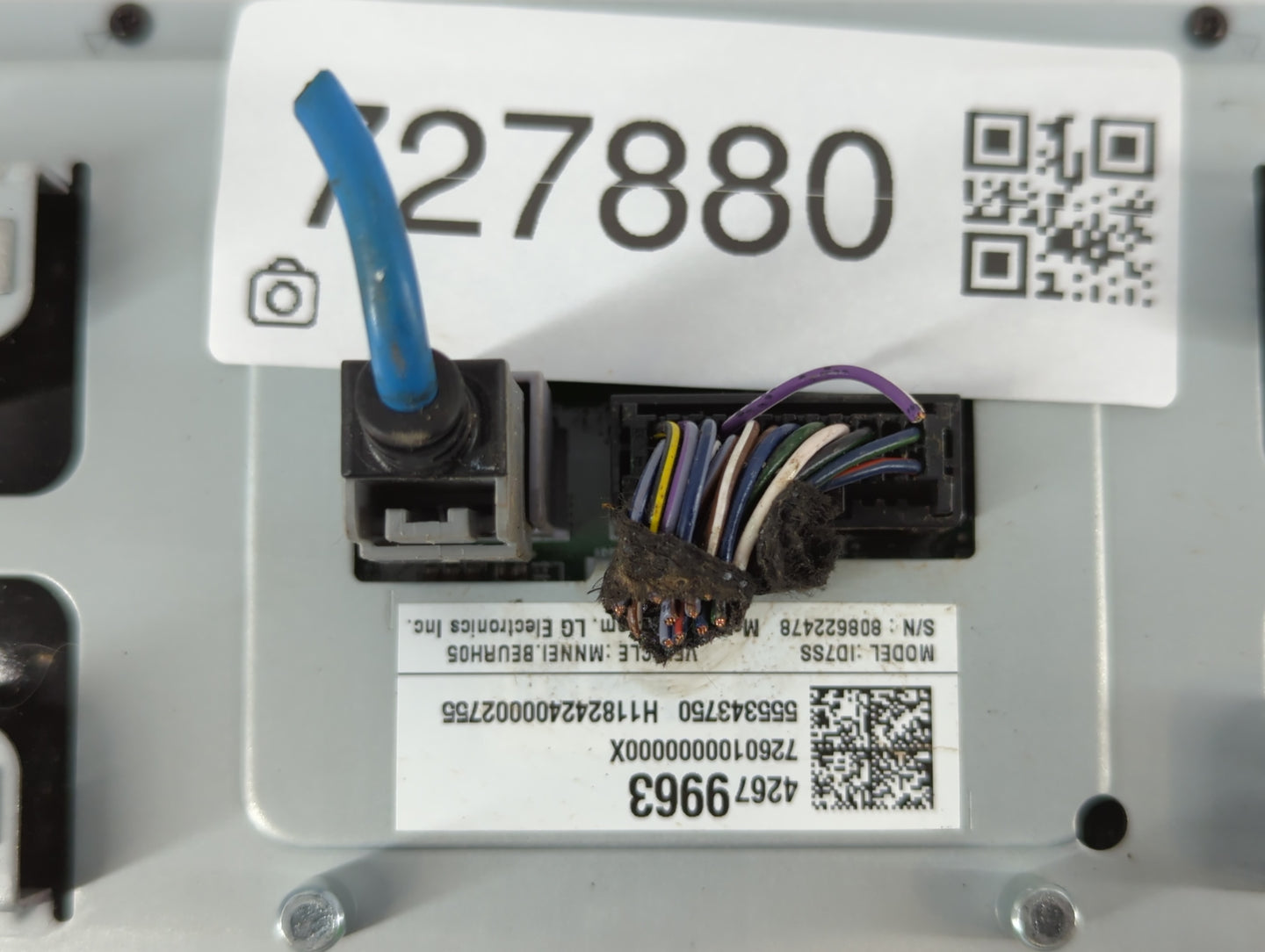 2019 Buick Regal Radio AM FM Cd Player Receiver Replacement P/N:42679963 Fits OEM Used Auto Parts - Oemusedautoparts1.com