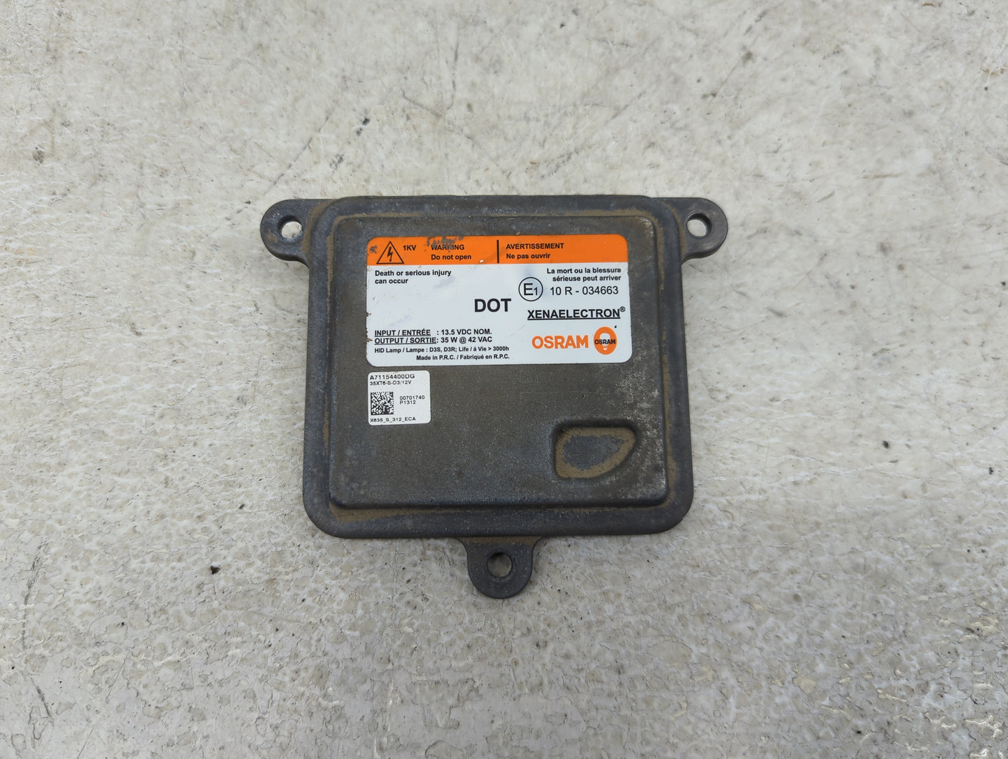 2019 Cadillac Ats Headlight Ballast Head Light - Oemusedautoparts1.com