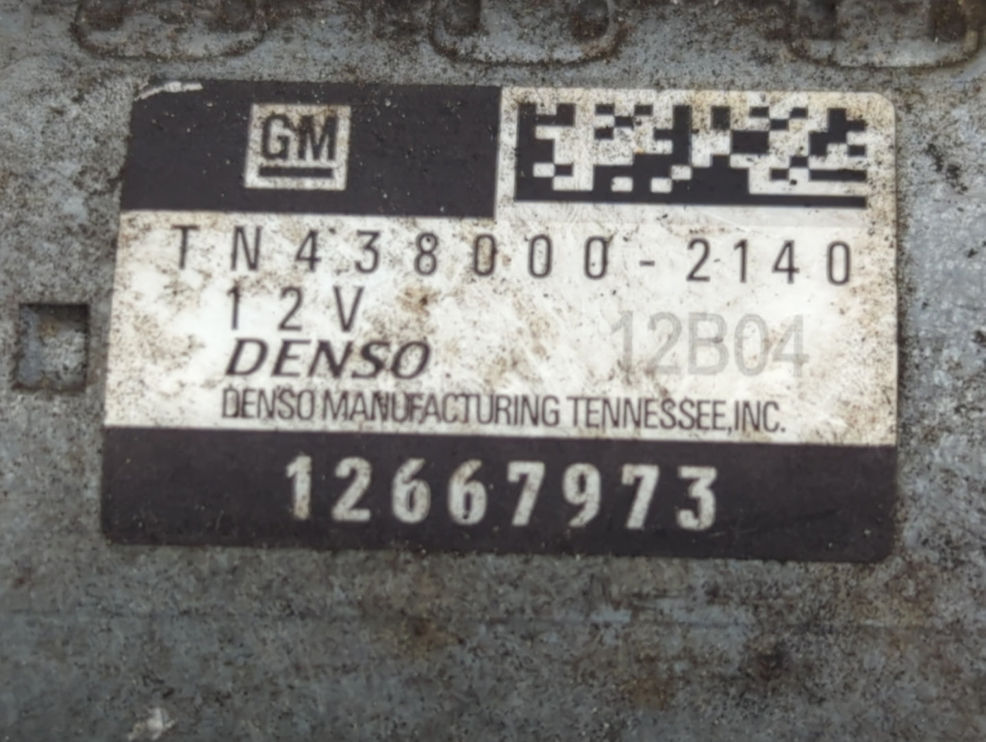 2016-2019 Cadillac Cts Car Starter Motor Solenoid OEM P/N:12667973 TN438000-2140 Fits Fits 2016 2017 2018 2019 2020 2021 202