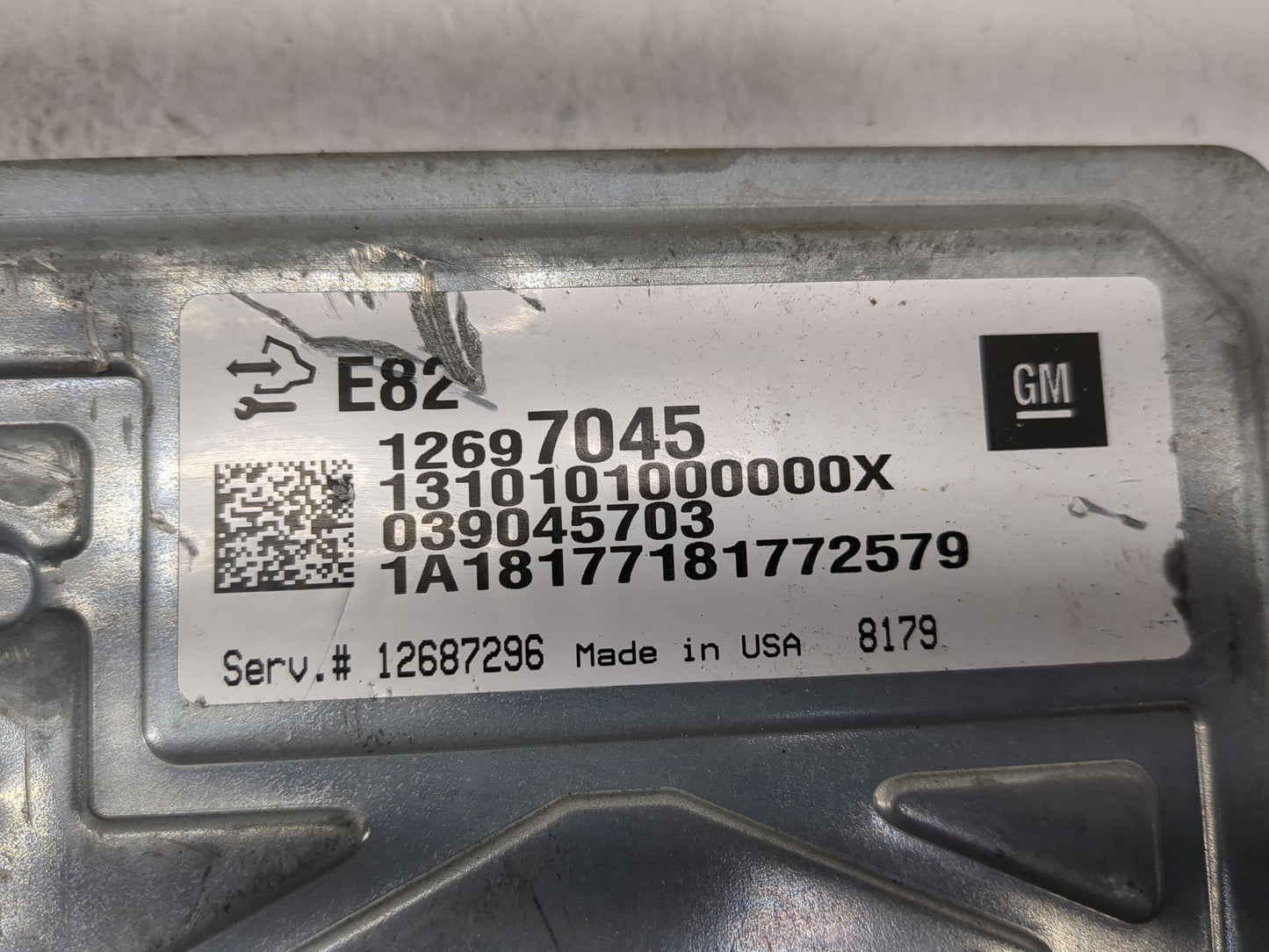 2016-2019 Cadillac Cts PCM Engine Control Computer ECU ECM PCU OEM P/N:12697045 12687296 Fits OEM Used Auto Parts - Oemuseda