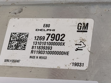 2017-2019 Cadillac Cts PCM Engine Control Computer ECU ECM PCU OEM P/N:12697902 12637467 Fits 2017 2018 2019 2020 2021 2022 OEM Used Auto Parts