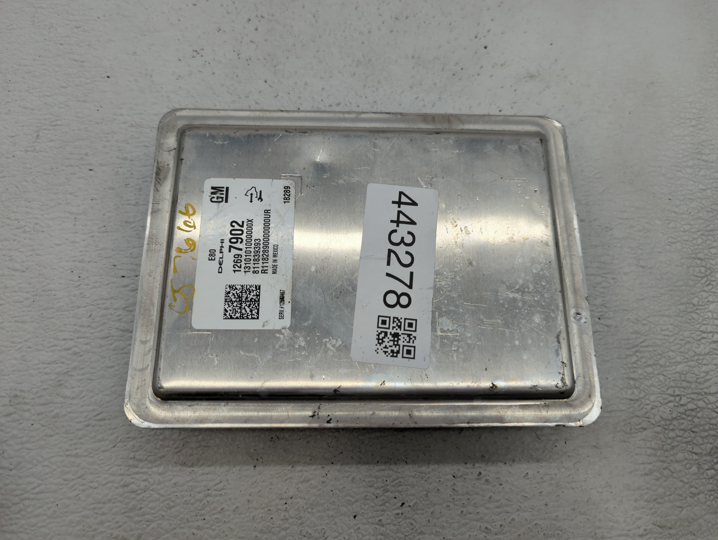 2017-2019 Cadillac Cts PCM Engine Control Computer ECU ECM PCU OEM P/N:12697902 12687467 Fits Fits 2017 2018 2019 2020 2021 