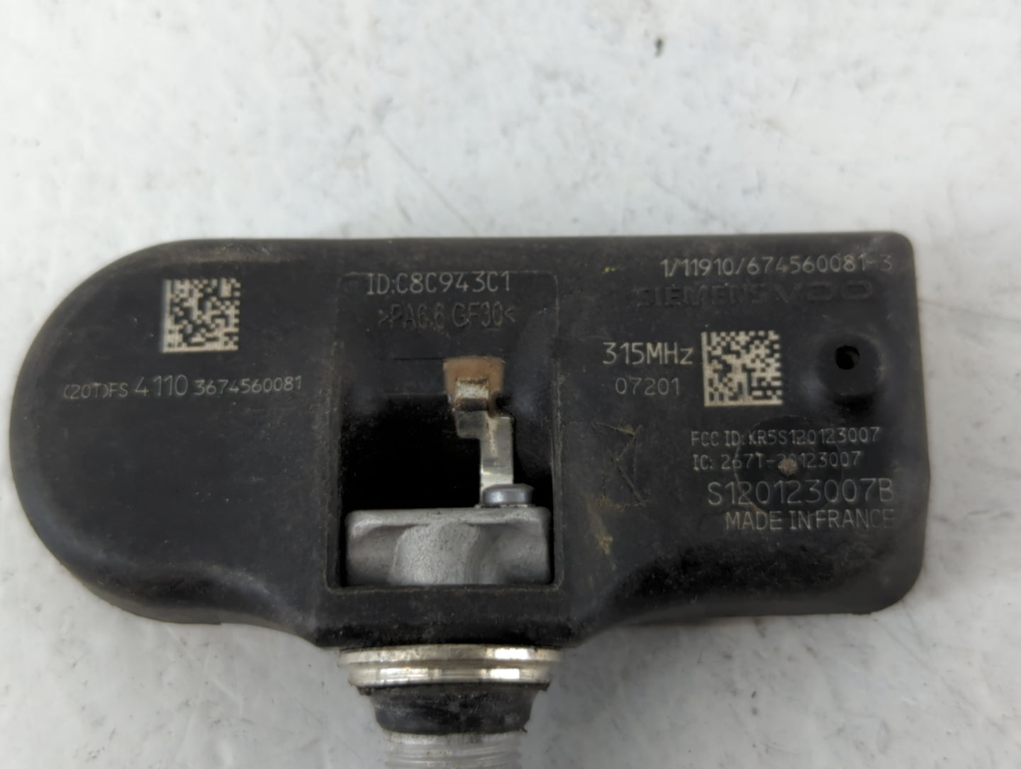 2019 Cadillac Cts Tire Pressure Monitoring System Sensor Tpms - Oemusedautoparts1.com