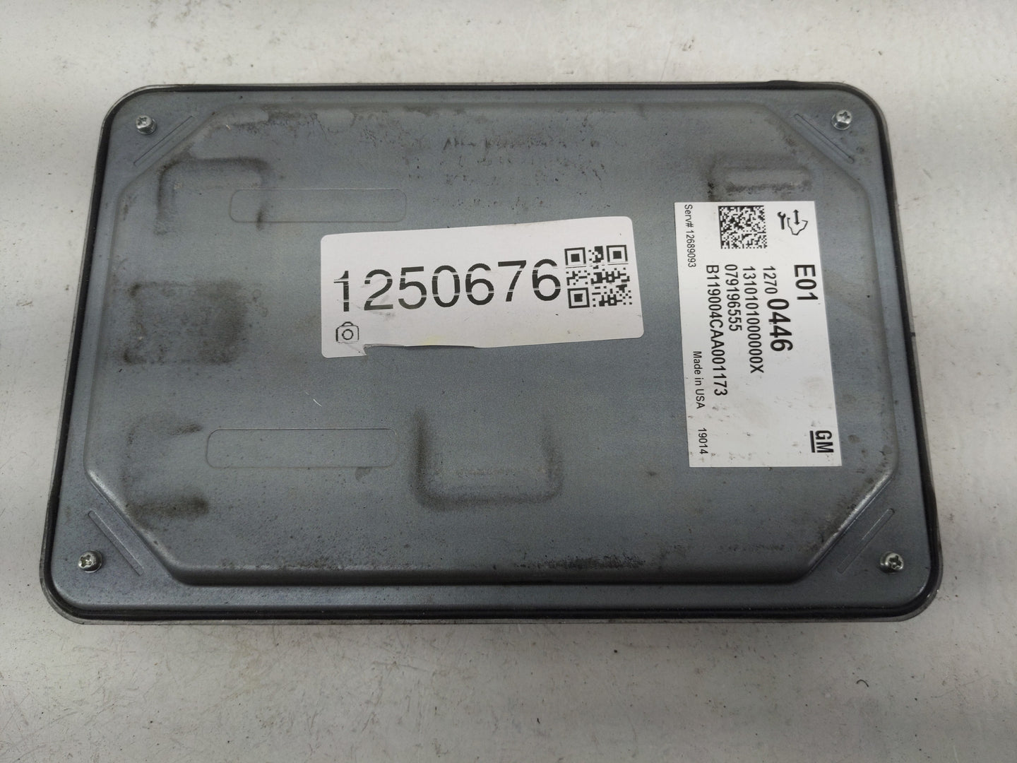 2019 Cadillac Xt4 PCM Engine Control Computer ECU ECM PCU OEM P/N:12700446 079196555, 12705977 Fits Fits 2020 OEM Used Auto 