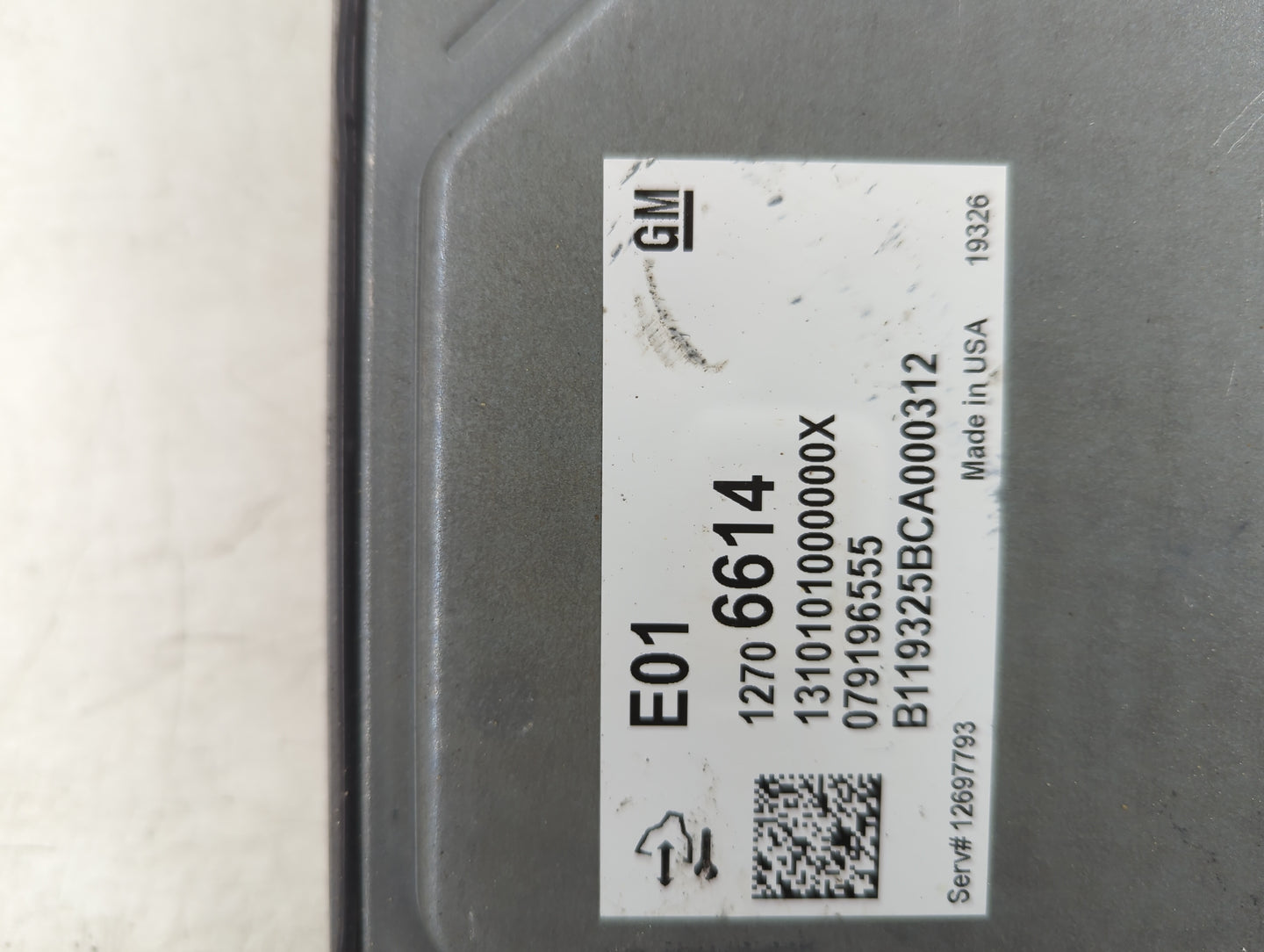 2019 Cadillac Xt4 PCM Engine Control Computer ECU ECM PCU OEM P/N:12706614 Fits Fits 2020 OEM Used Auto Parts - Oemusedautop