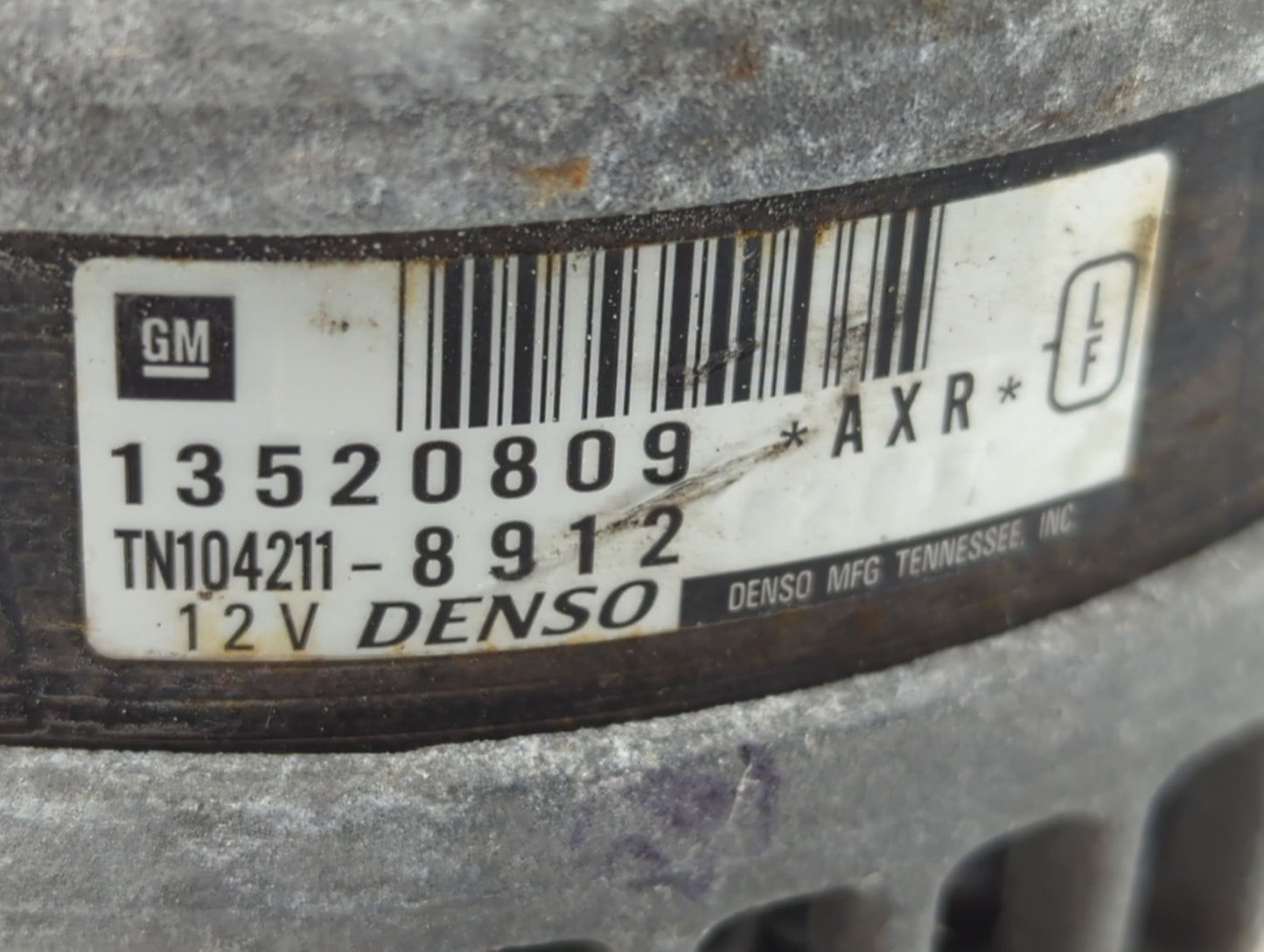 2017-2020 Cadillac Xt5 Alternator Replacement Generator Charging Assembly Engine OEM P/N:13520809 Fits OEM Used Auto Parts -