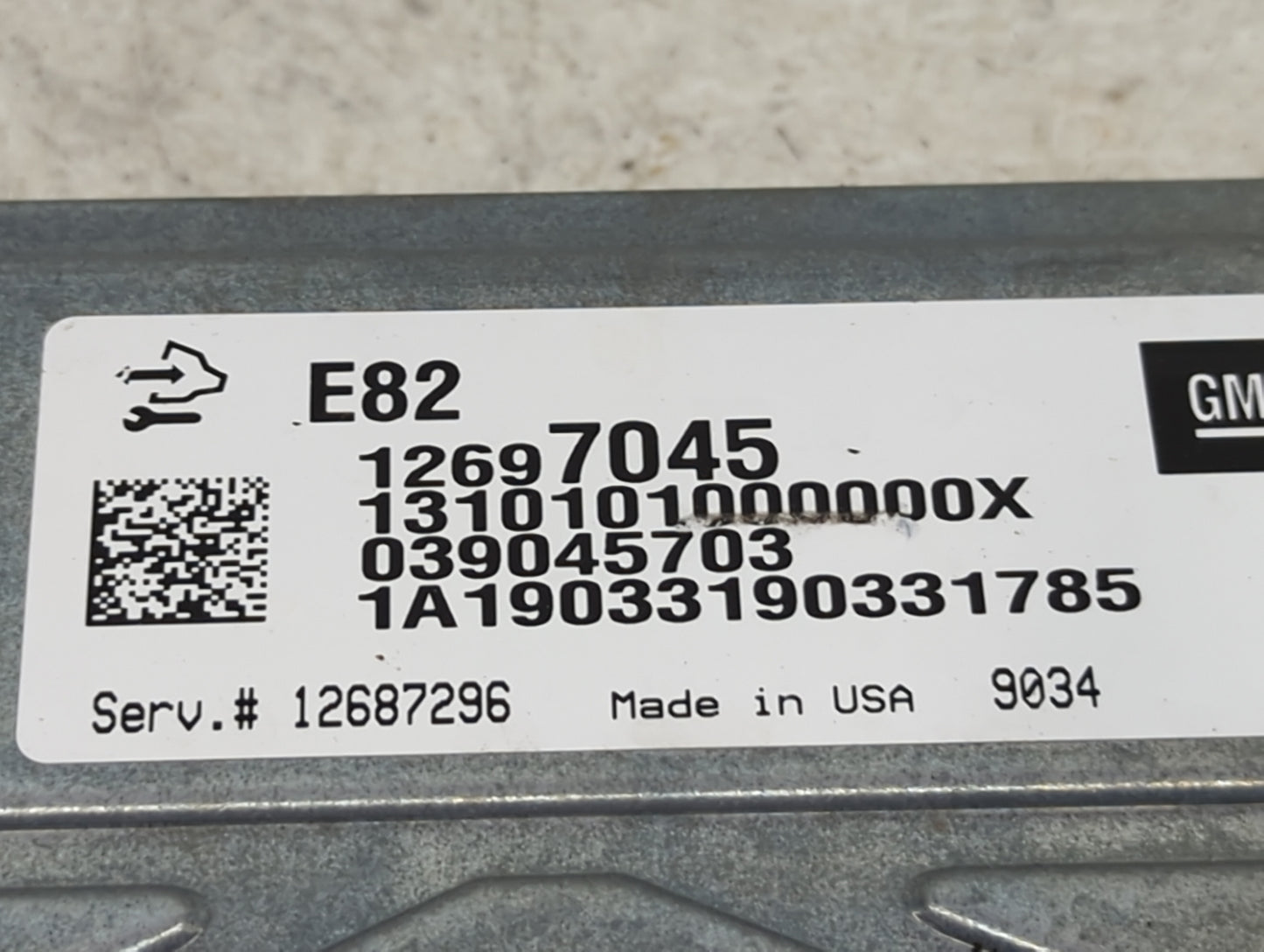 2017-2020 Cadillac Xt5 PCM Engine Control Computer ECU ECM PCU OEM P/N:039045703 12697045 Fits OEM Used Auto Parts - Oemused