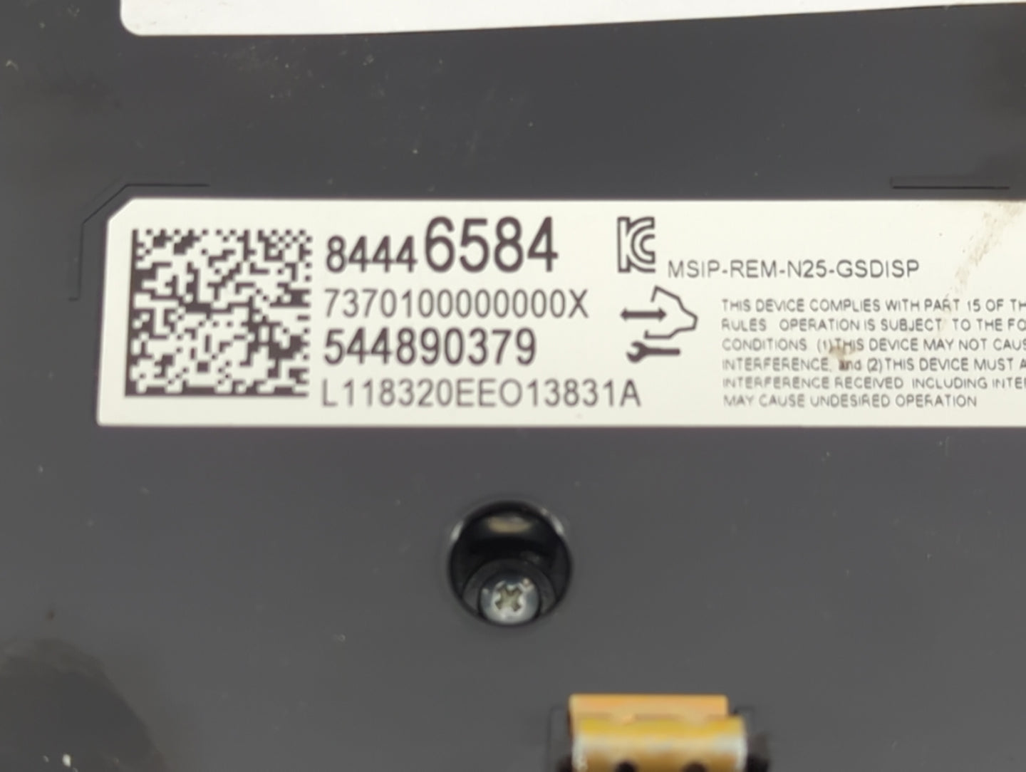 2019 Cadillac Xt5 Information Display Screen - Oemusedautoparts1.com