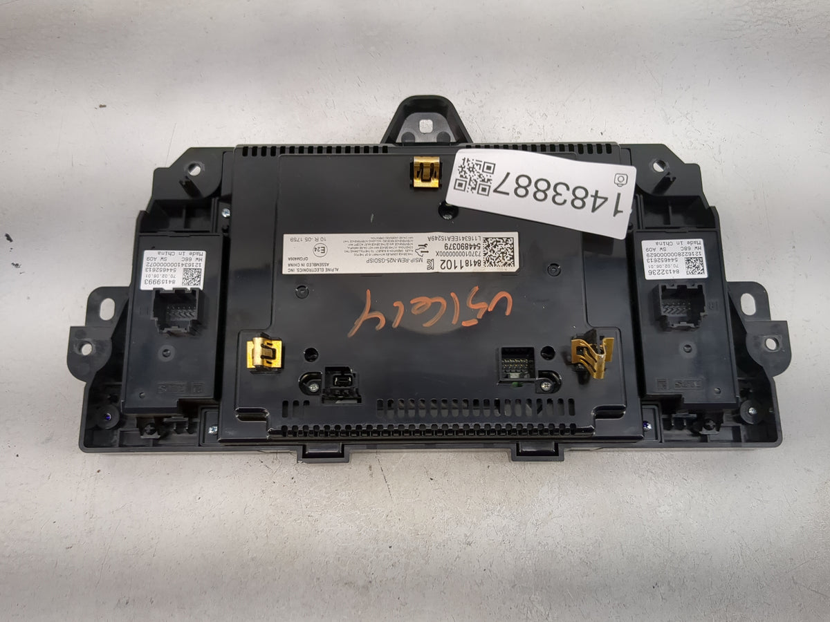 2019 Cadillac Xt5 Information Display Screen 1483887 - Oemusedautoparts1.com