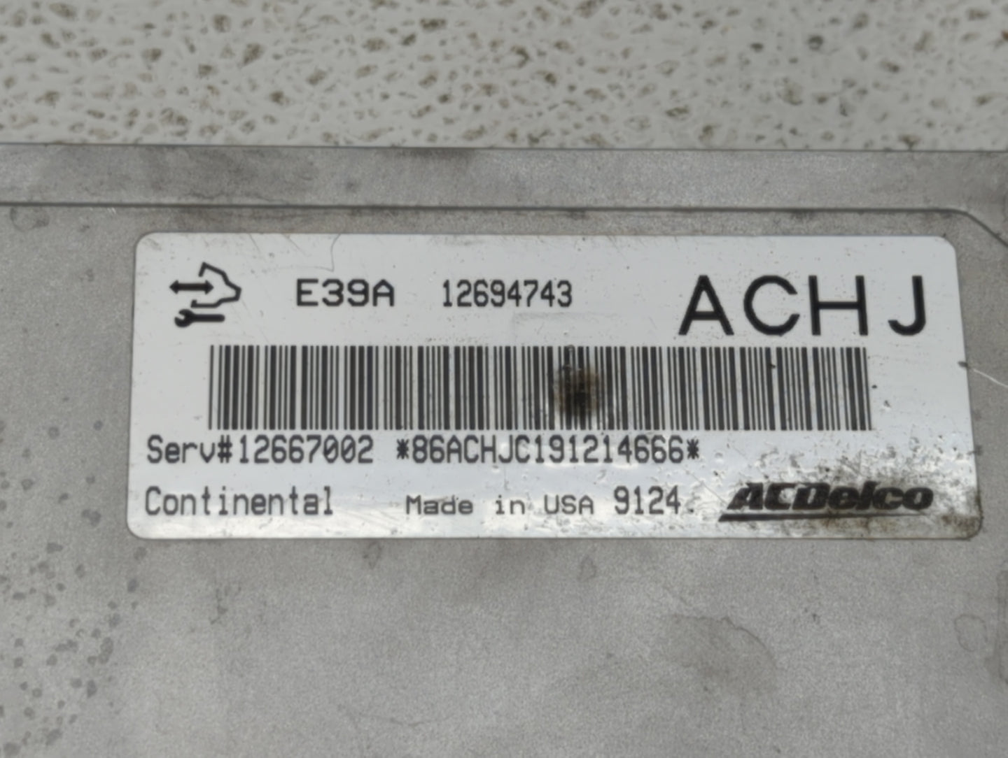 2019 Cadillac Xt5 PCM Engine Control Computer ECU ECM PCU OEM P/N:12667189 12667002, 12685918, 12670801 Fits Fits 2017 2018 