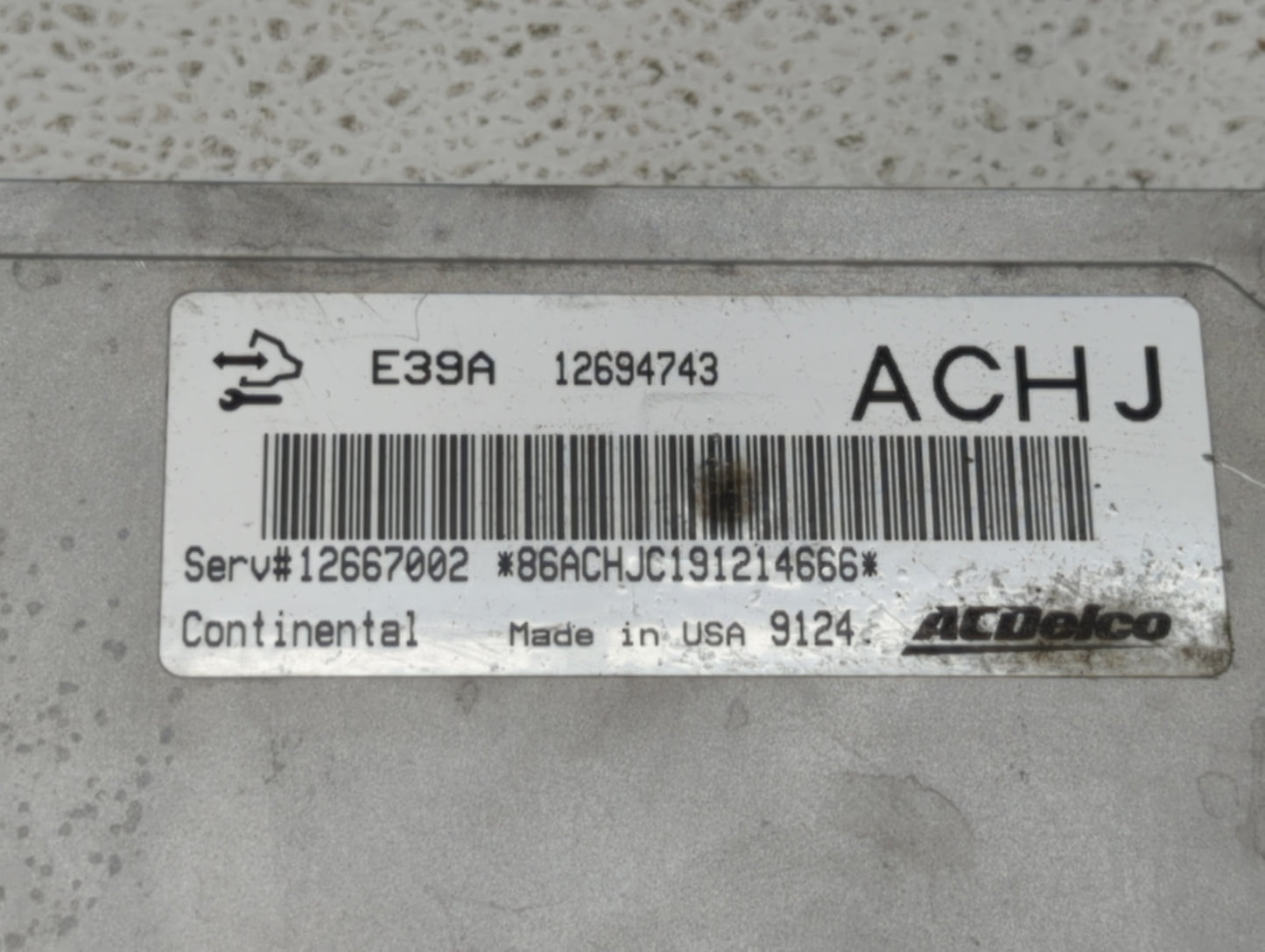 2019 Cadillac Xt5 PCM Engine Control Computer ECU ECM PCU OEM P/N:12667189 12667002, 12685918, 12670801 Fits Fits 2017 2018 
