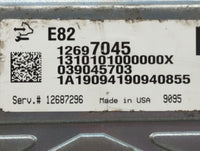 2017-2020 Cadillac Xt5 PCM Engine Control Computer ECU ECM PCU OEM P/N:12687296 12697045 Fits OEM Used Auto Parts - Oemuseda
